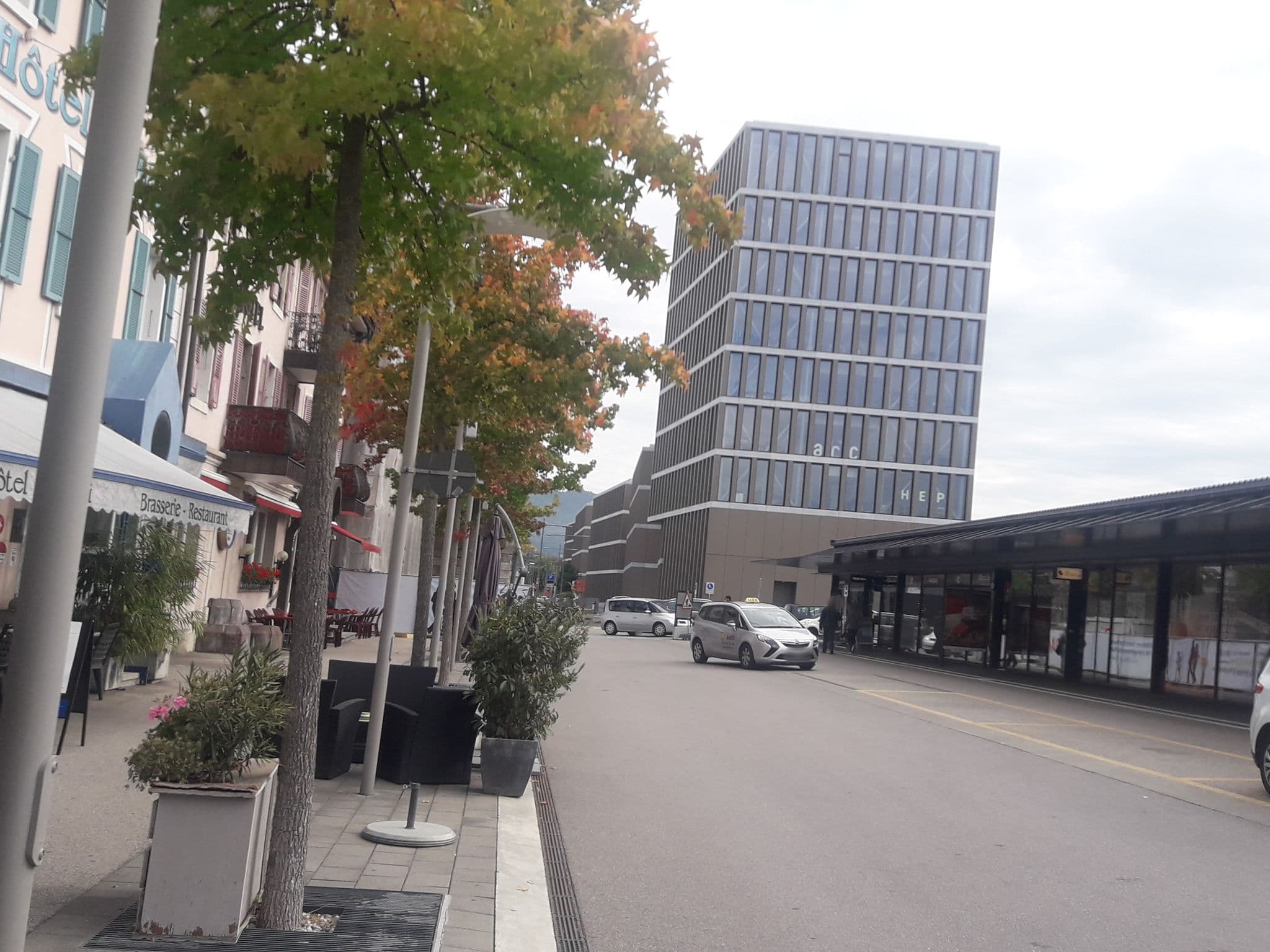 Street view near Hôtel du Midi, Delémont — © bodo3 (CC BY-SA · Mapillary)