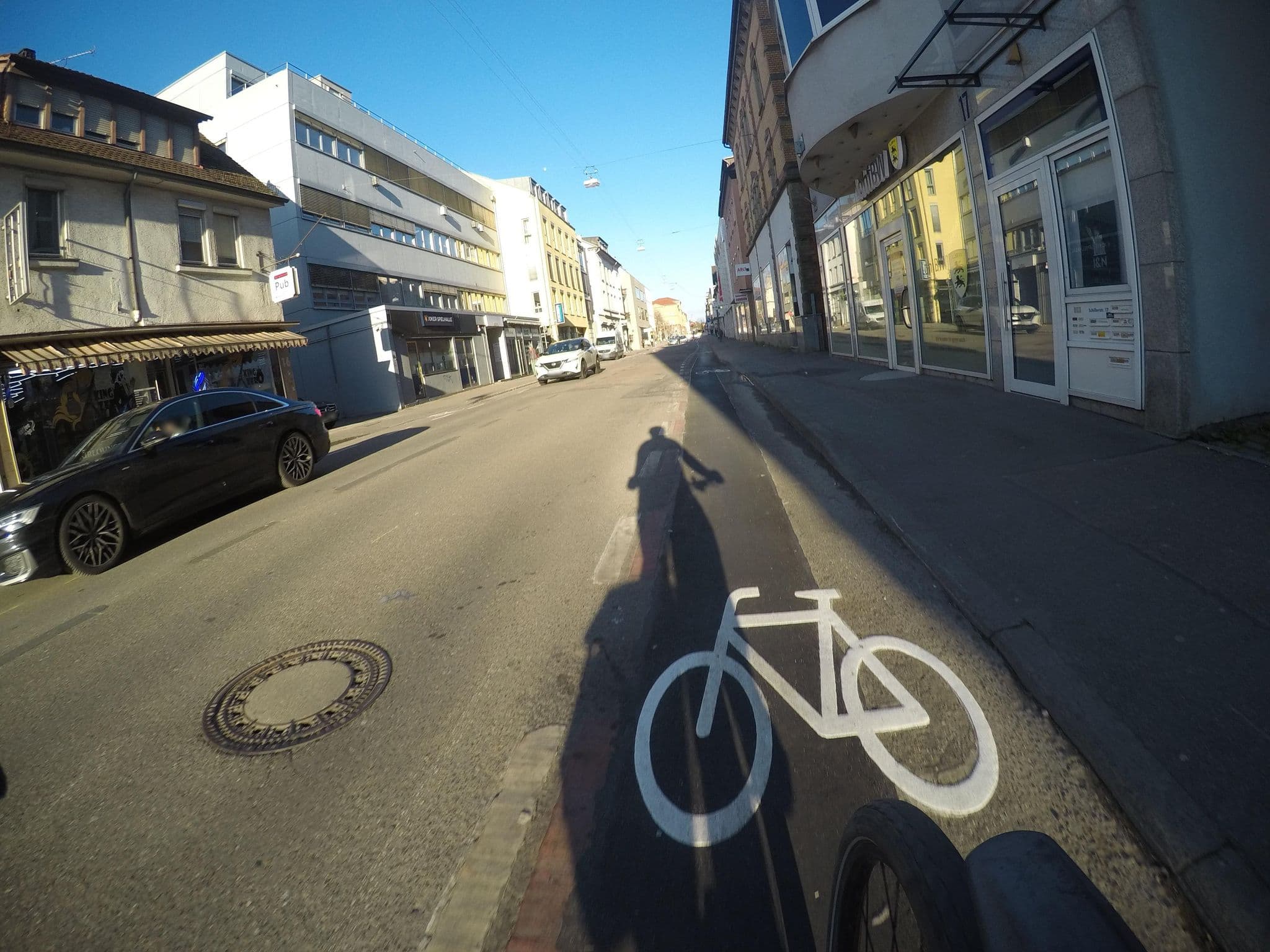 Street view near Komfort Hotel Ludwigsburg, Ludwigsburg — © mfa (CC BY-SA · Mapillary)
