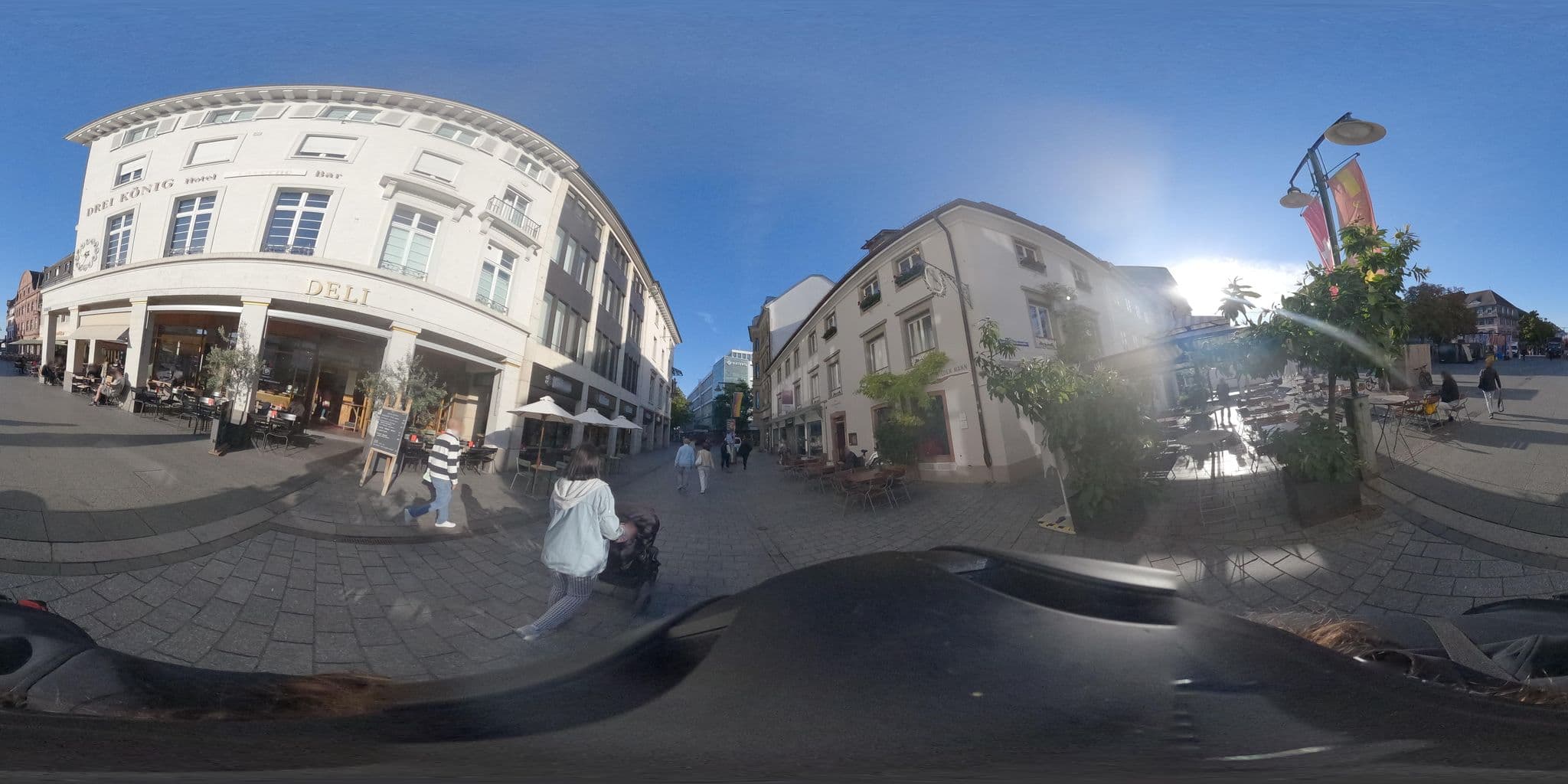 Street view near Hotel Dreikönig, Lörrach — © fmc_Mlvln (CC BY-SA · Mapillary)