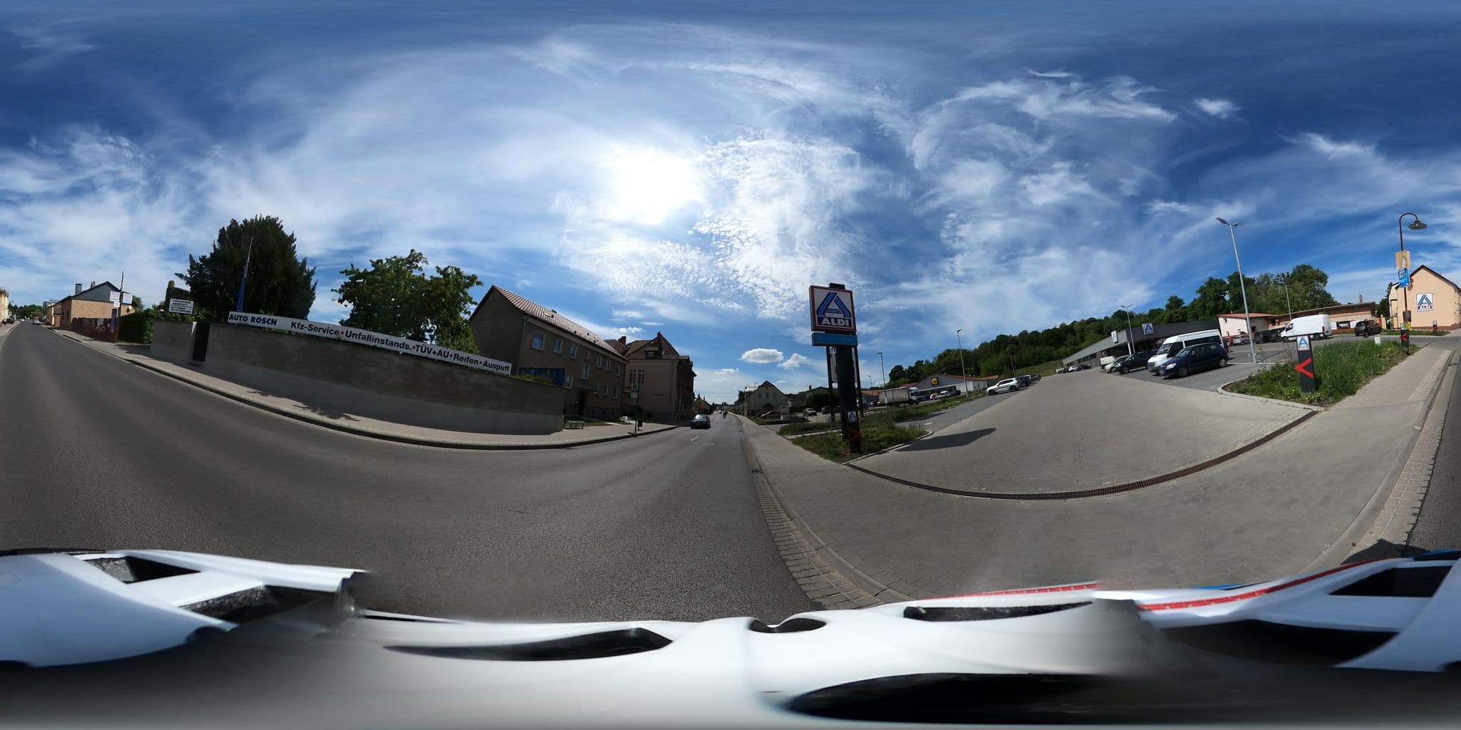 Street view near Pension KATI, Wriezen — © Oderradler (CC BY-SA · Mapillary)