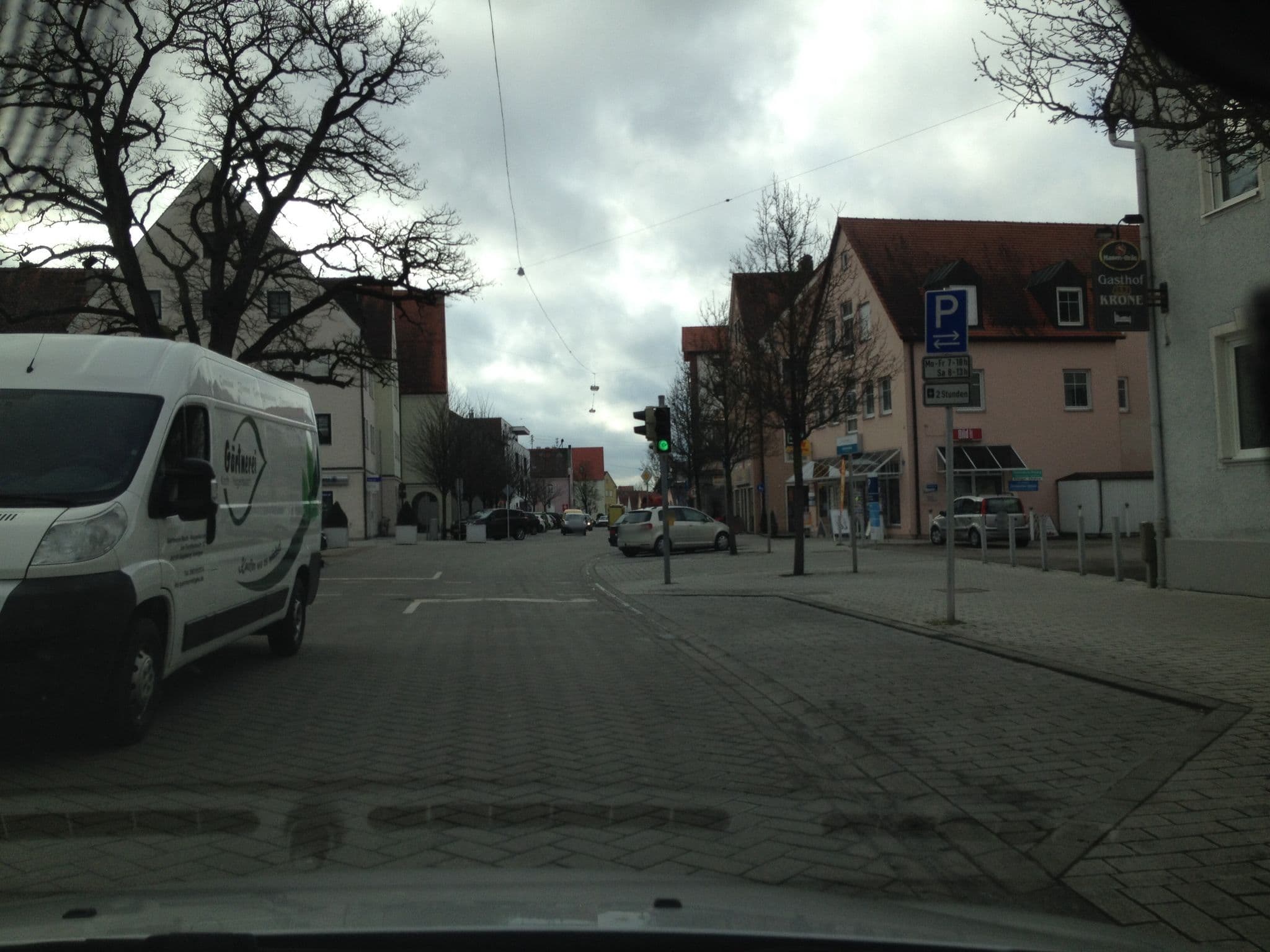 Street view near Gasthof Krone - Bobingen, Bobingen — © ottokar (CC BY-SA · Mapillary)