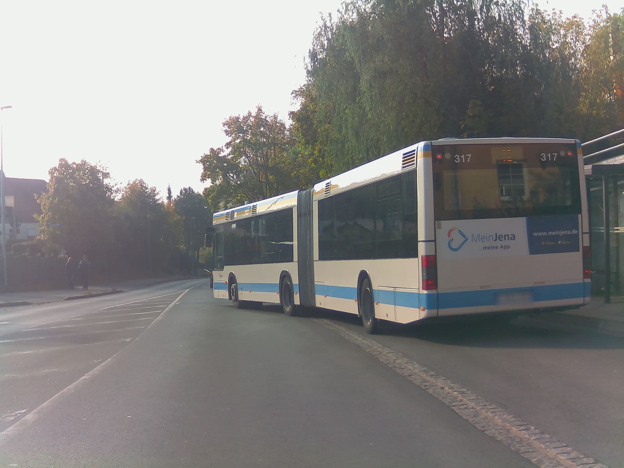 Street view near Hotel "Zur Weintraube" Jürgen Lobeda, Jena — © ramap (CC BY-SA · Mapillary)
