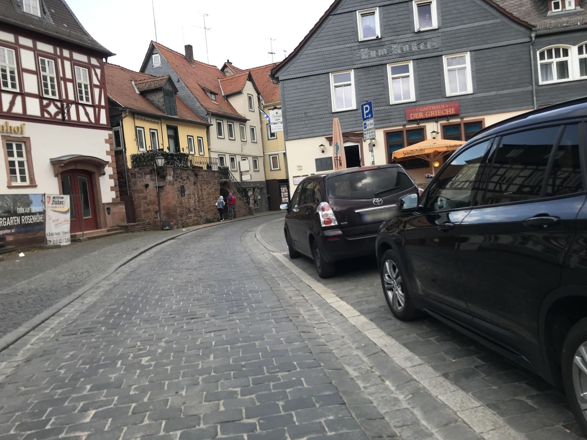Street view near Hotel Fürstenhof, Büdingen — © troher15 (CC BY-SA · Mapillary)