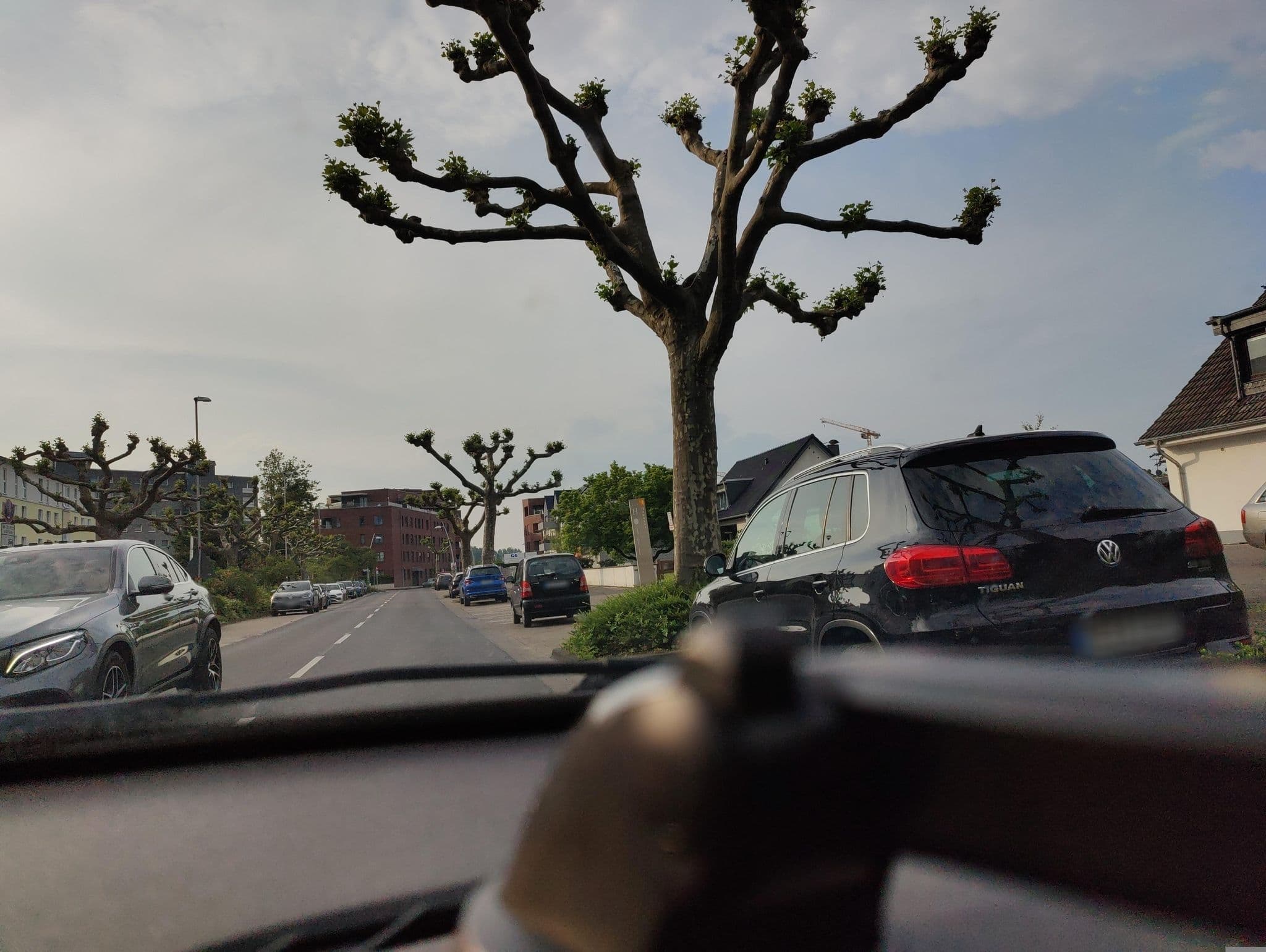 Street view near Haus Sonnenschein Hotel Garni, Monheim am Rhein — © poxonline (CC BY-SA · Mapillary)