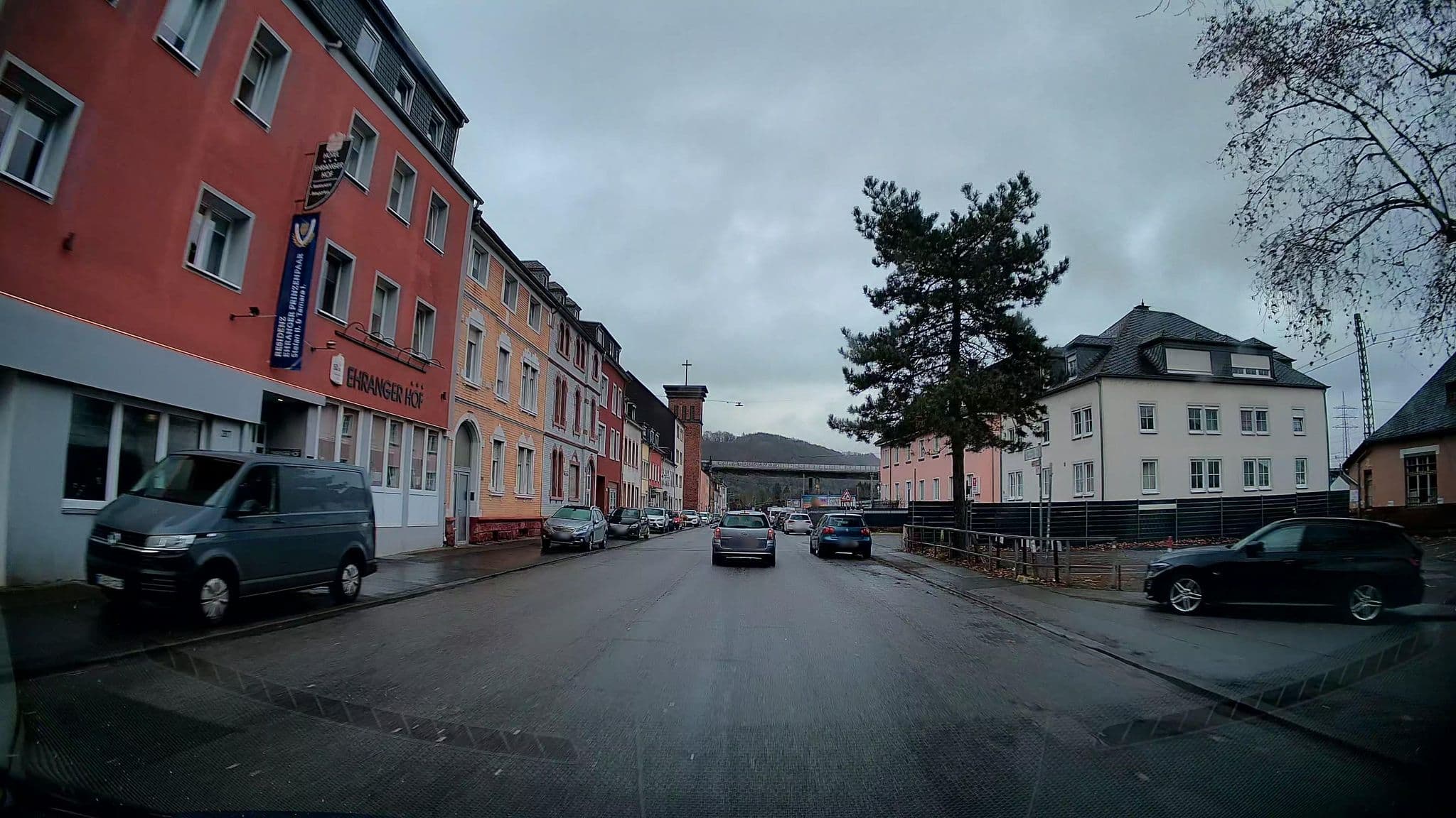 Street view near Hotel Restaurant Ehrangerhof, Ehrang — © kalcaaro (CC BY-SA · Mapillary)