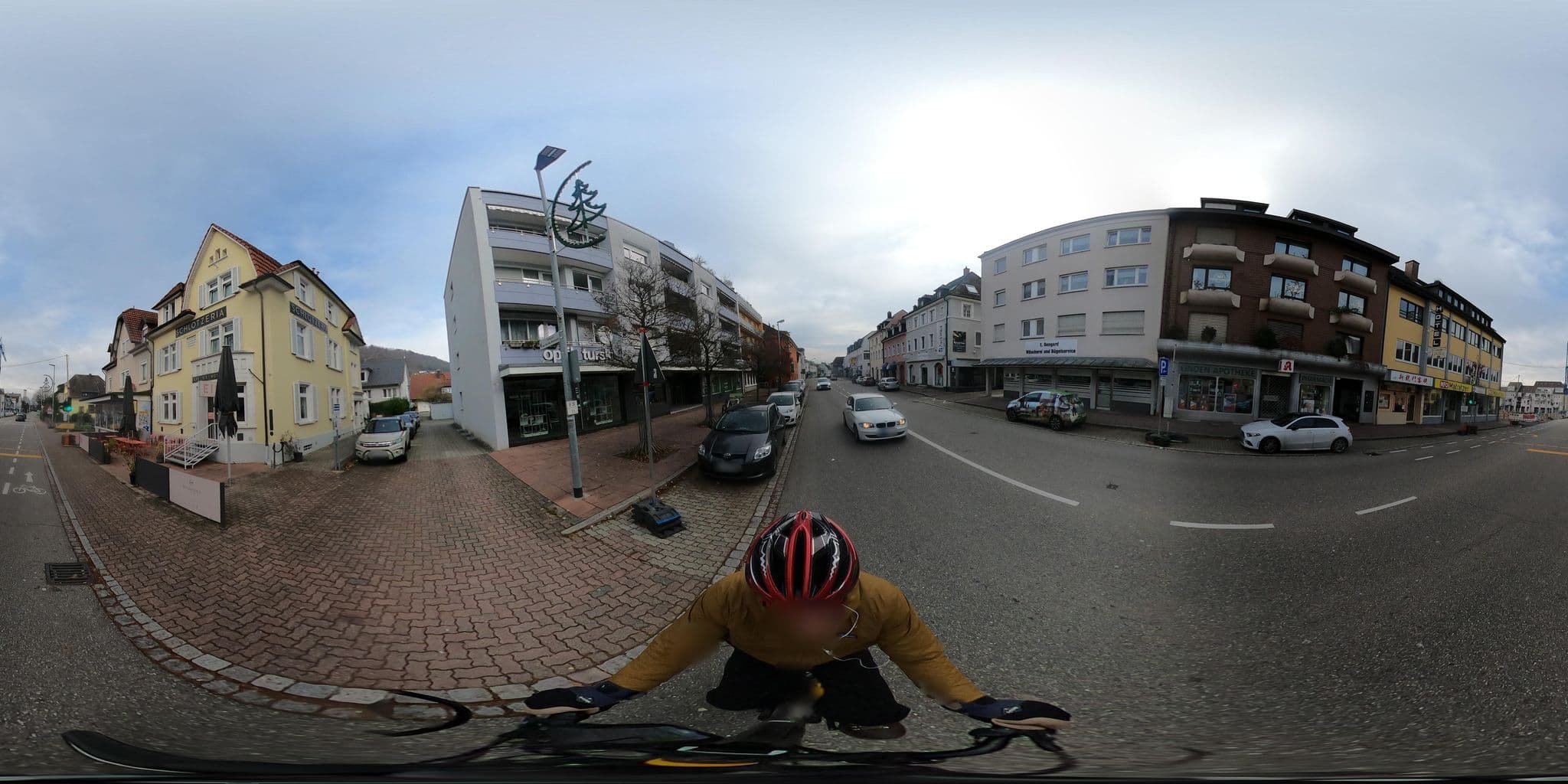Street view near Hotel Villetta - Grenzach-Wyhlen, Grenzach-Wyhlen — © RadNETZ (CC BY-SA · Mapillary)