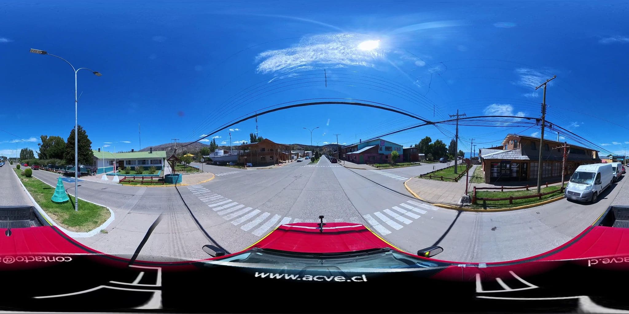 Street view near Hotel Austral, Chile Chico — © contactoacve (CC BY-SA · Mapillary)