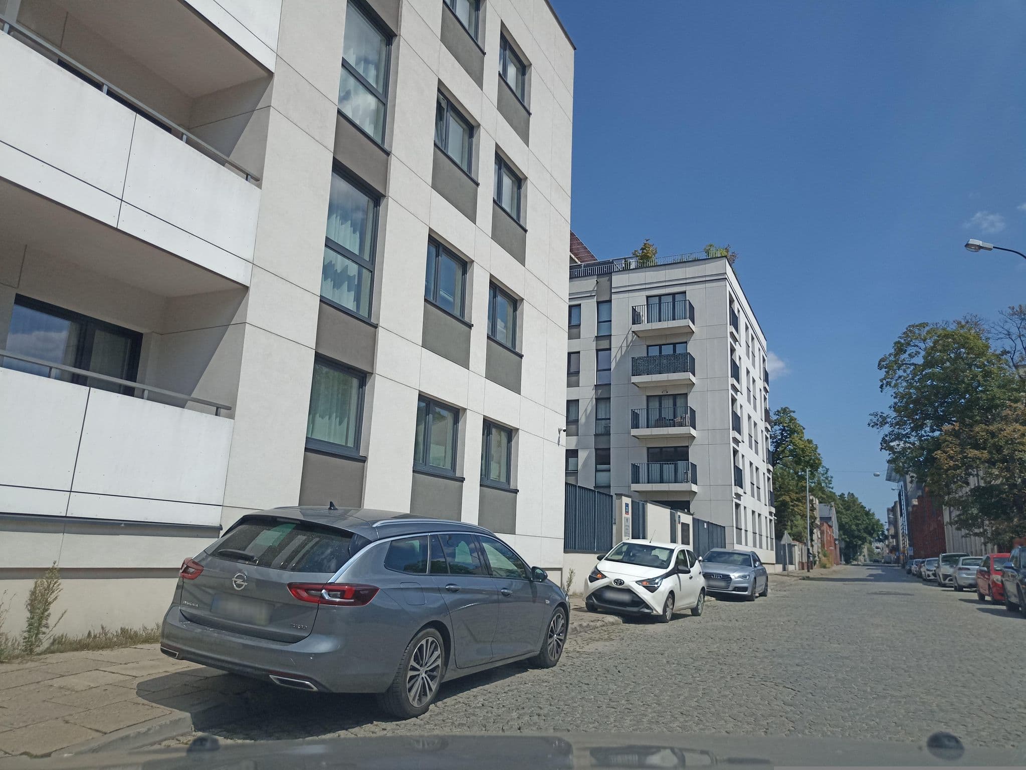 Street view near Cotton House, Łódź