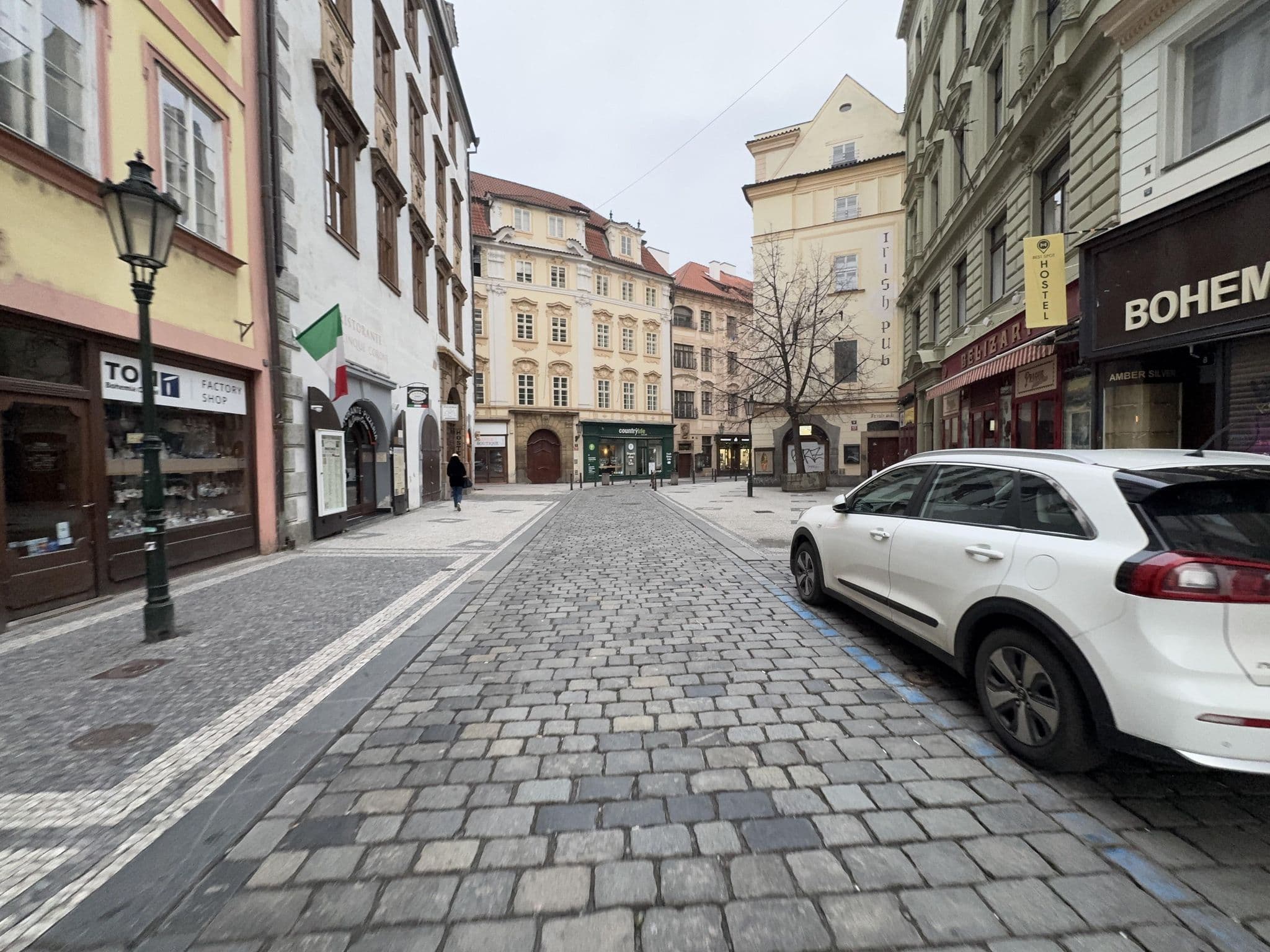 Street view near Best Spot Hostel, Prague — © ondrejlopatka (CC BY-SA · Mapillary)