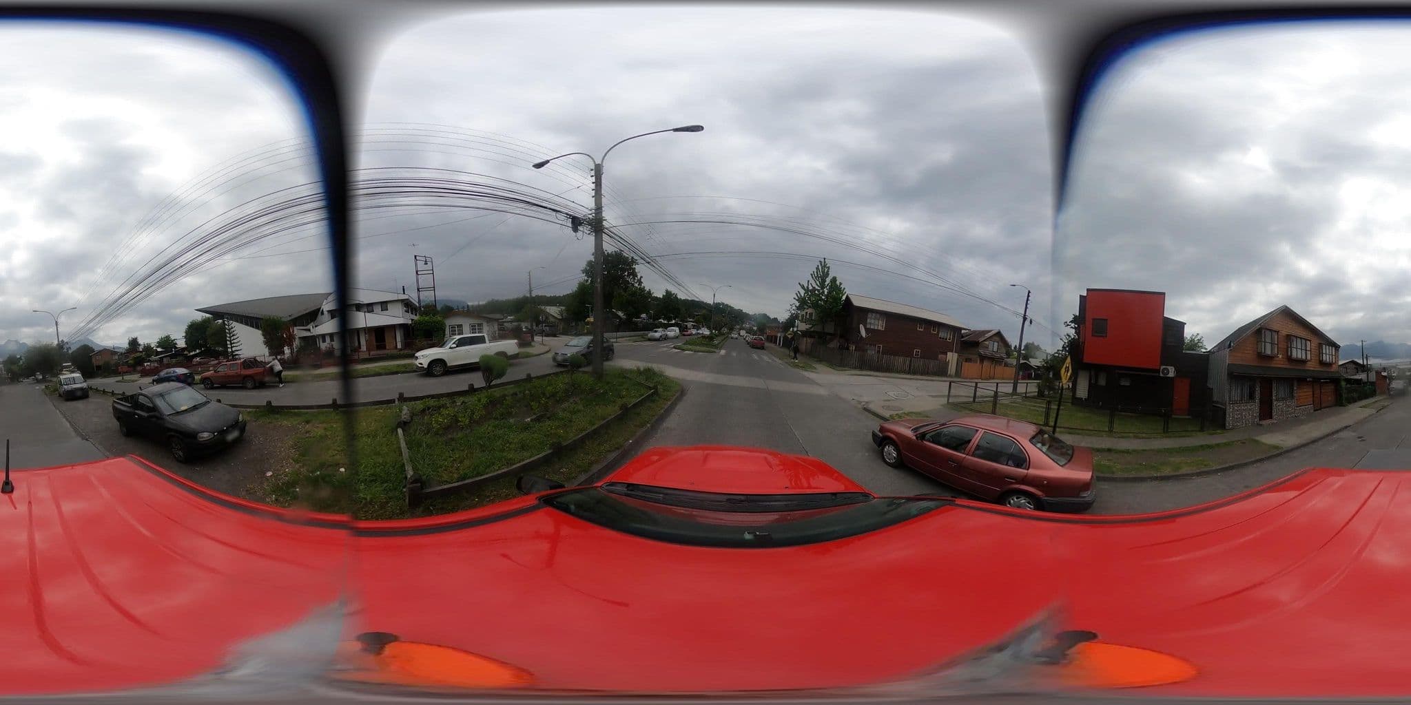 Street view near Víctor Hospedaje, Pucón