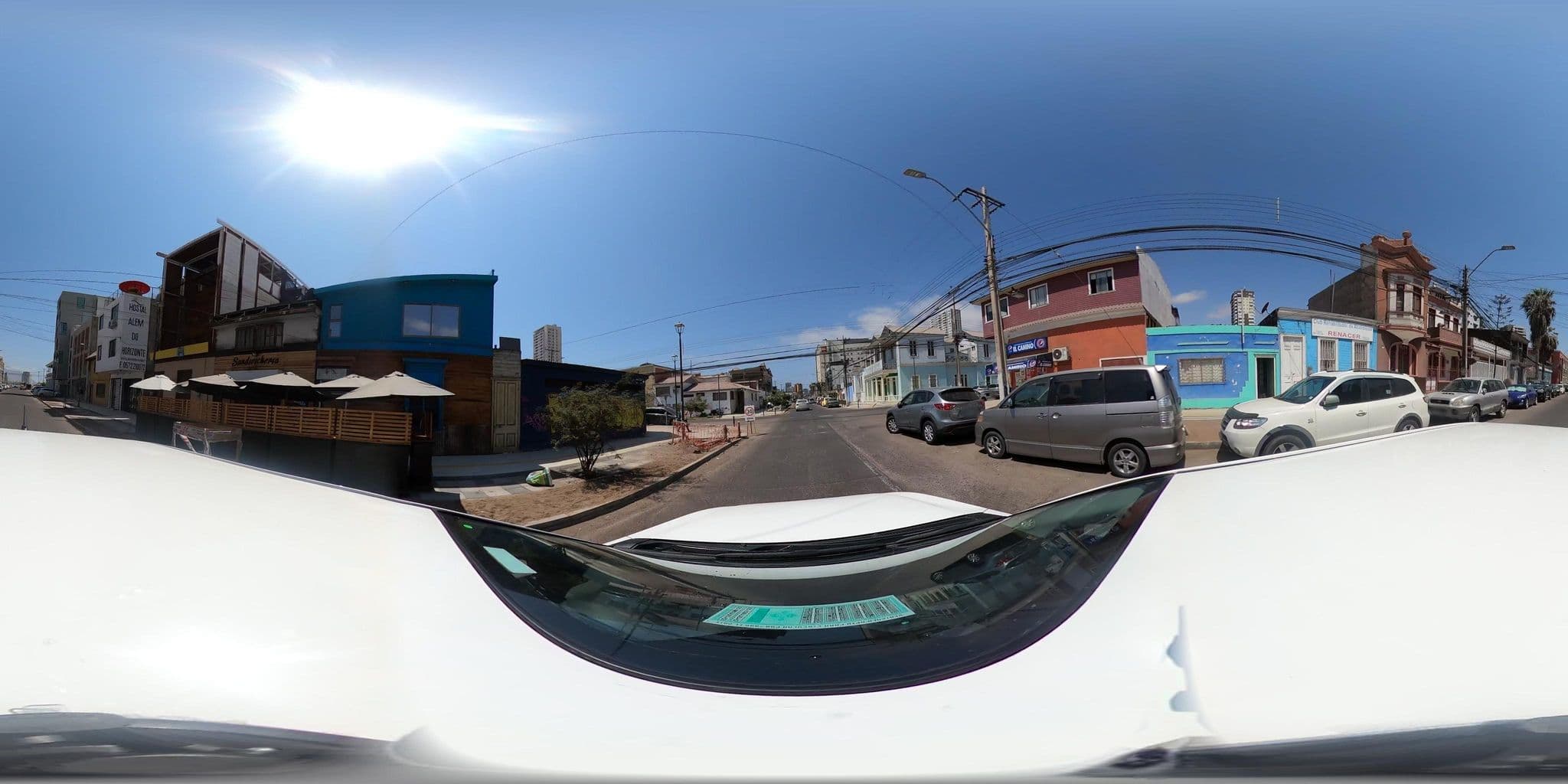 Street view near Aloha Inn, Iquique — © SolutivaSistemas (CC BY-SA · Mapillary)
