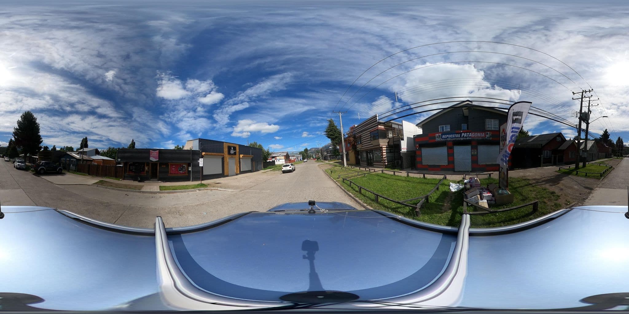 Street view near hostal freire, Coyhaique
