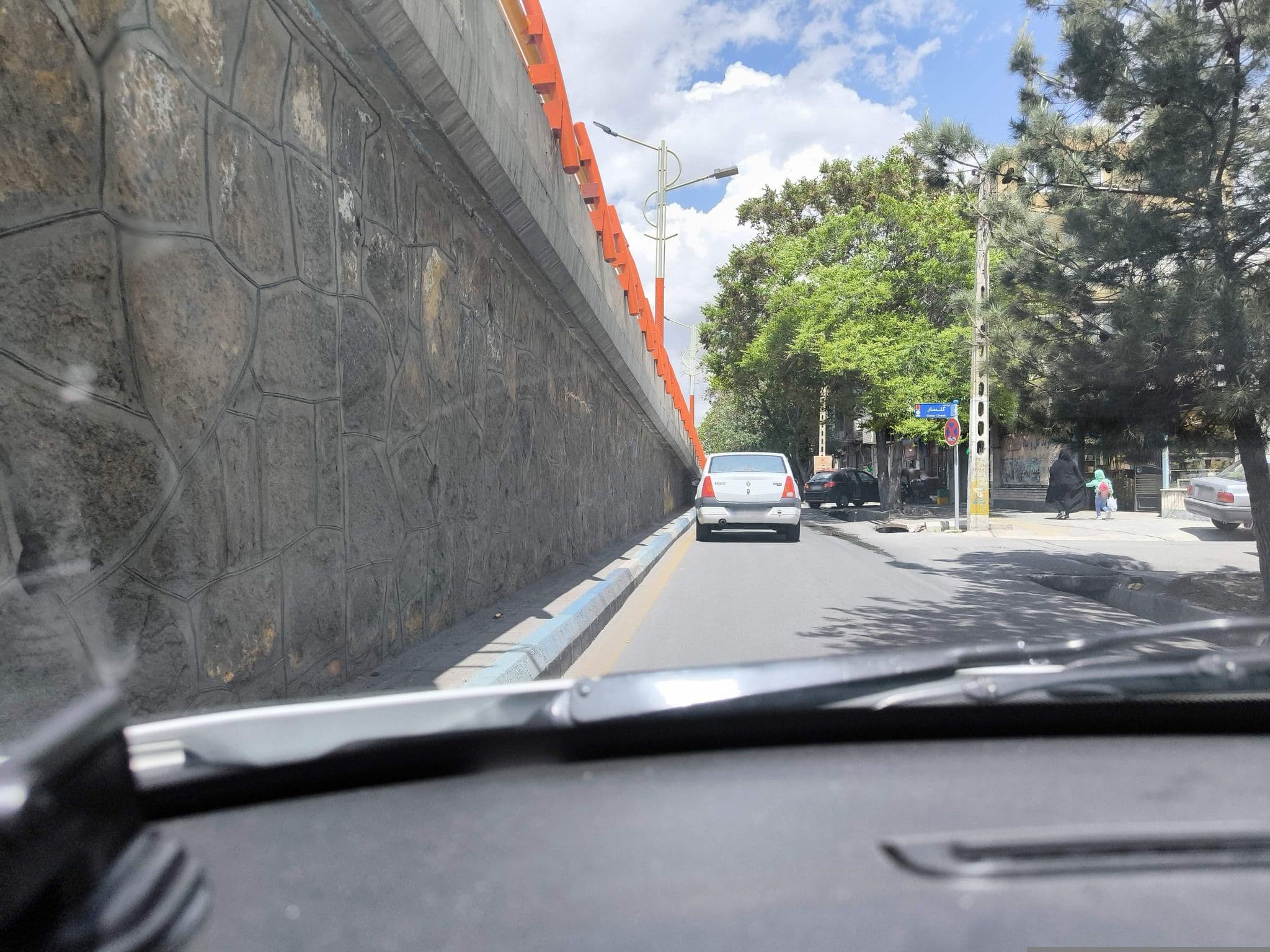 Street view near فيزيوتراپي رها, Tabriz — © eclipse7680 (CC BY-SA · Mapillary)