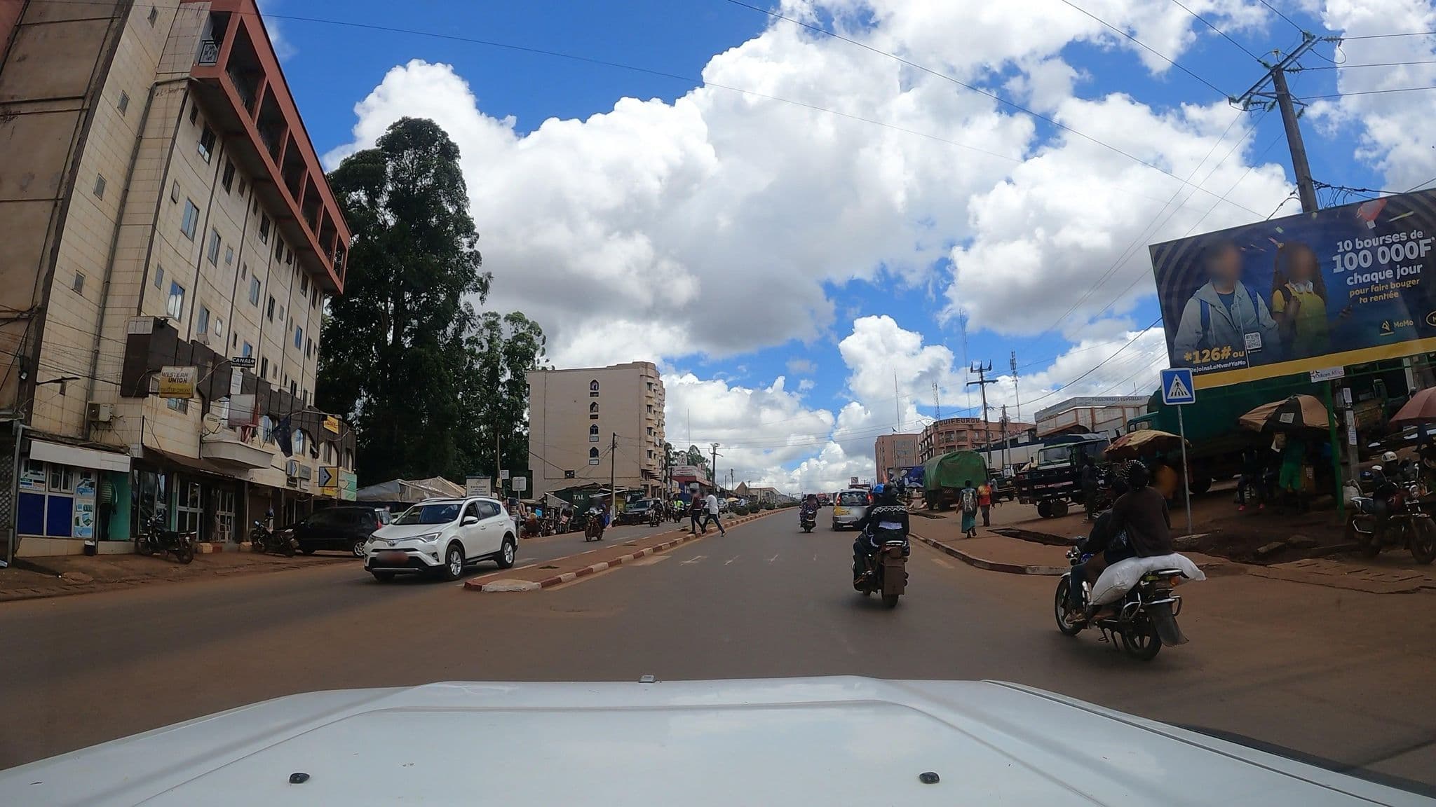 Street view near Frendt Palace, Bafoussam — © ArnoldNkwabong (CC BY-SA · Mapillary)