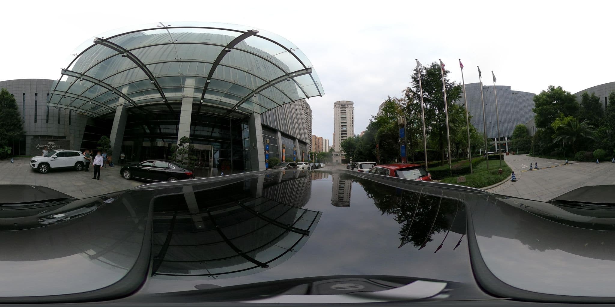 Street view near Howard Johnson Hotel, Chengdu — © adirricor (CC BY-SA · Mapillary)