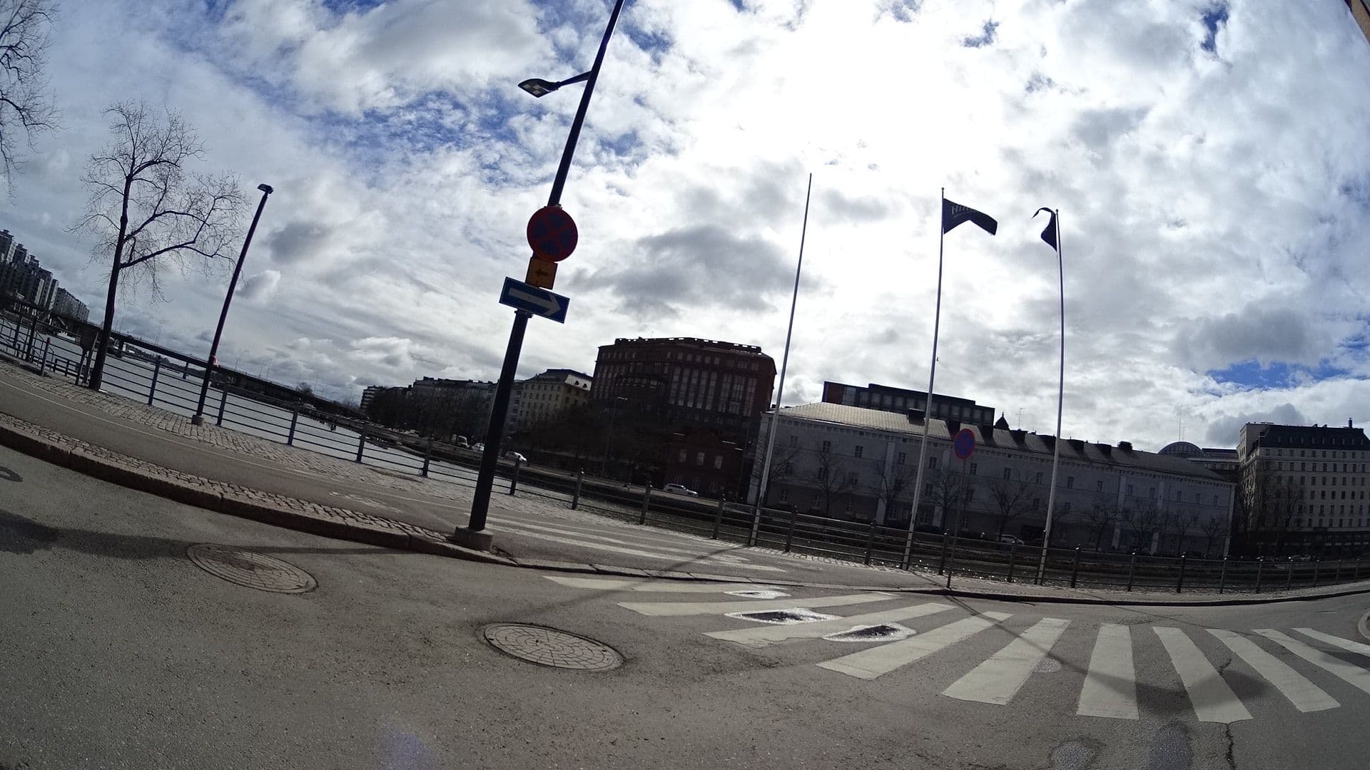 Street view near Hilton Helsinki Strand, Kruununhaka — © bluecross (CC BY-SA · Mapillary)