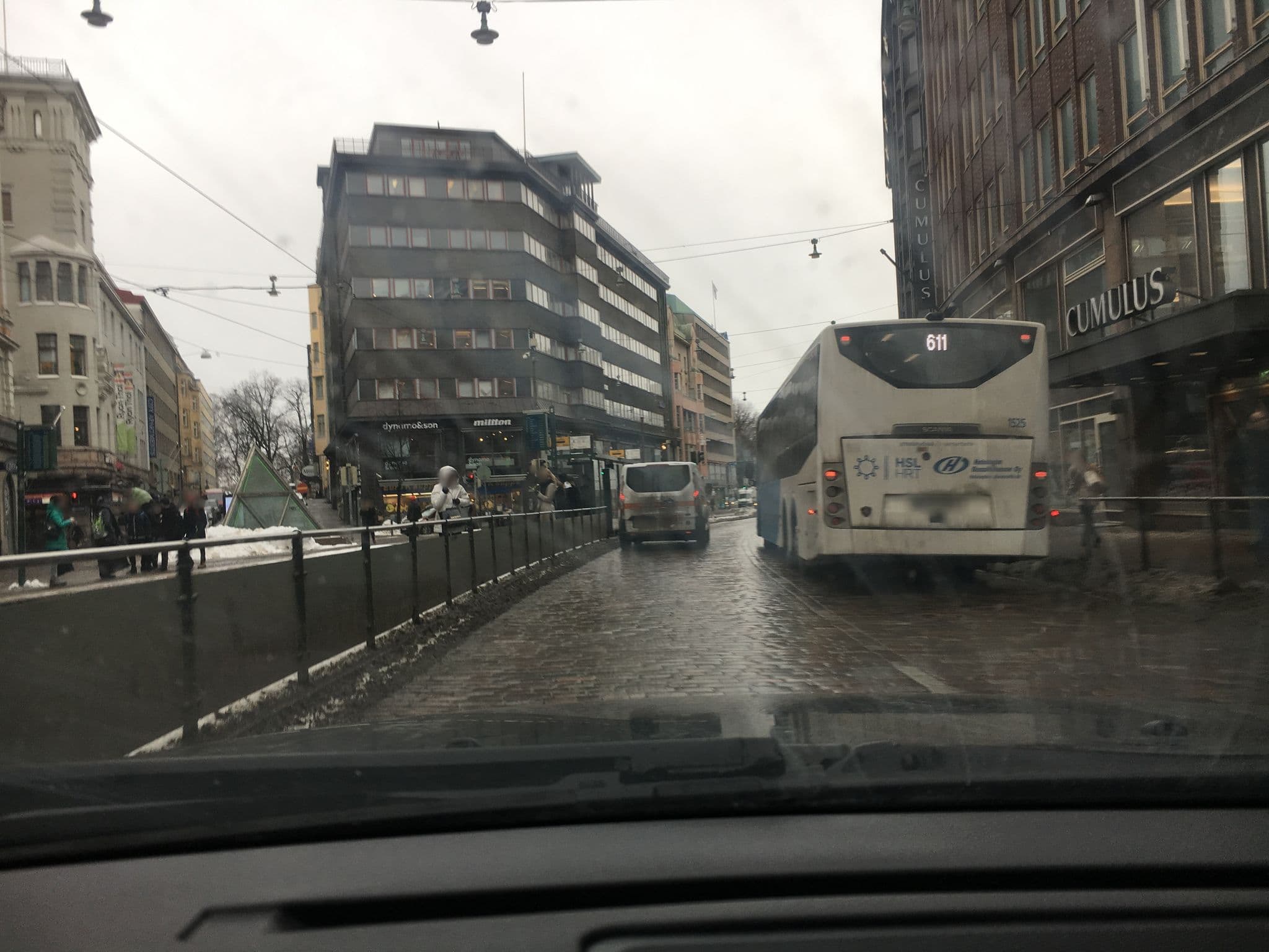 Street view near Scandic Kaisaniemi, Kruununhaka — © lenster (CC BY-SA · Mapillary)