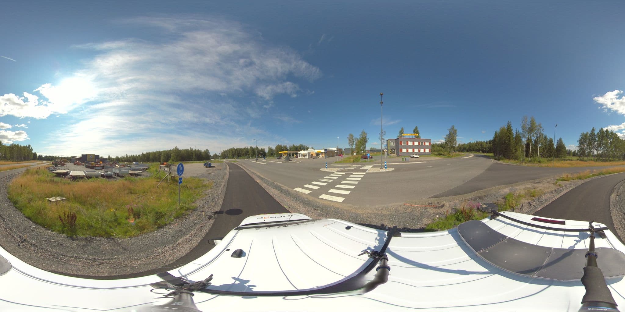 Street view near Moottorimaja, Kempele — © HTJoy (CC BY-SA · Mapillary)