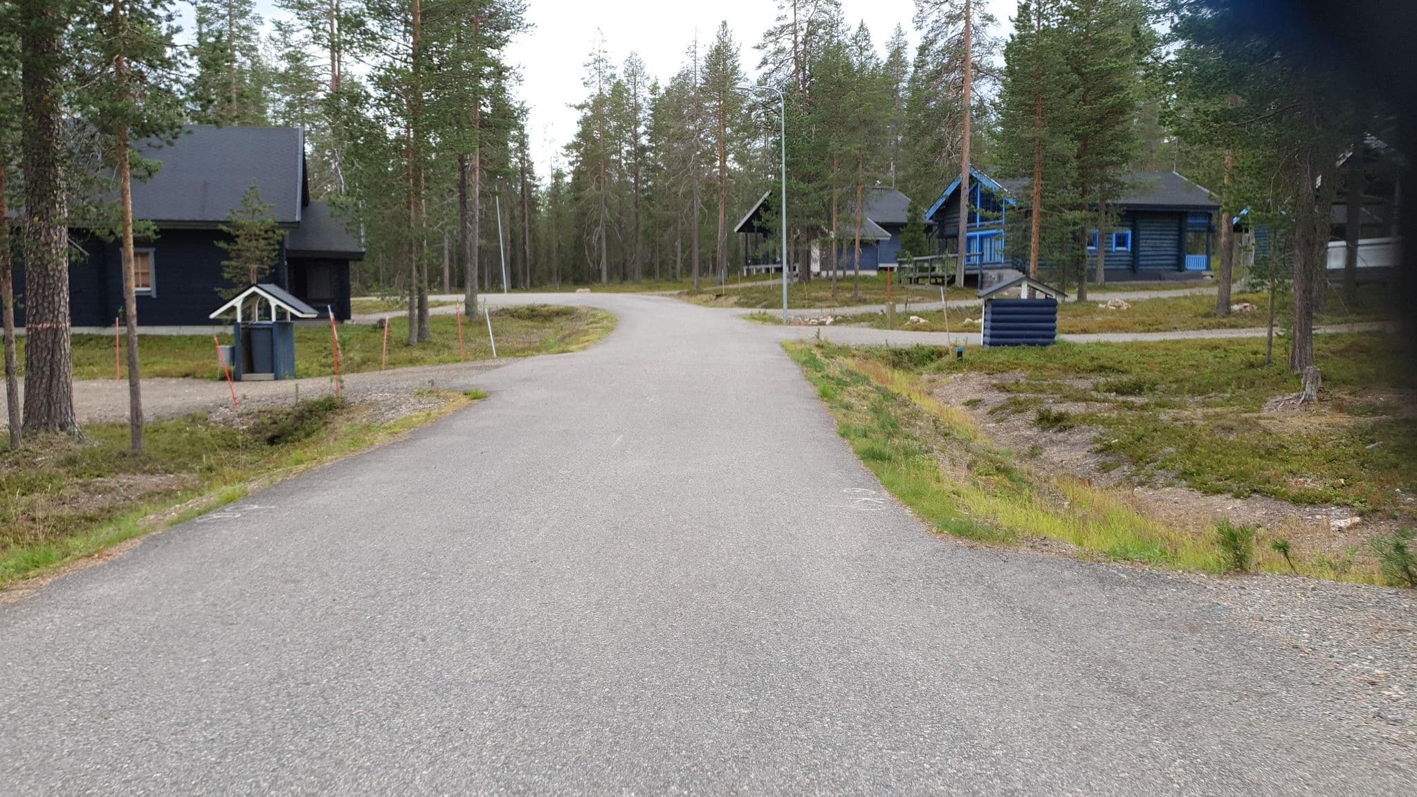 Street view near Koskelo, Kittilä