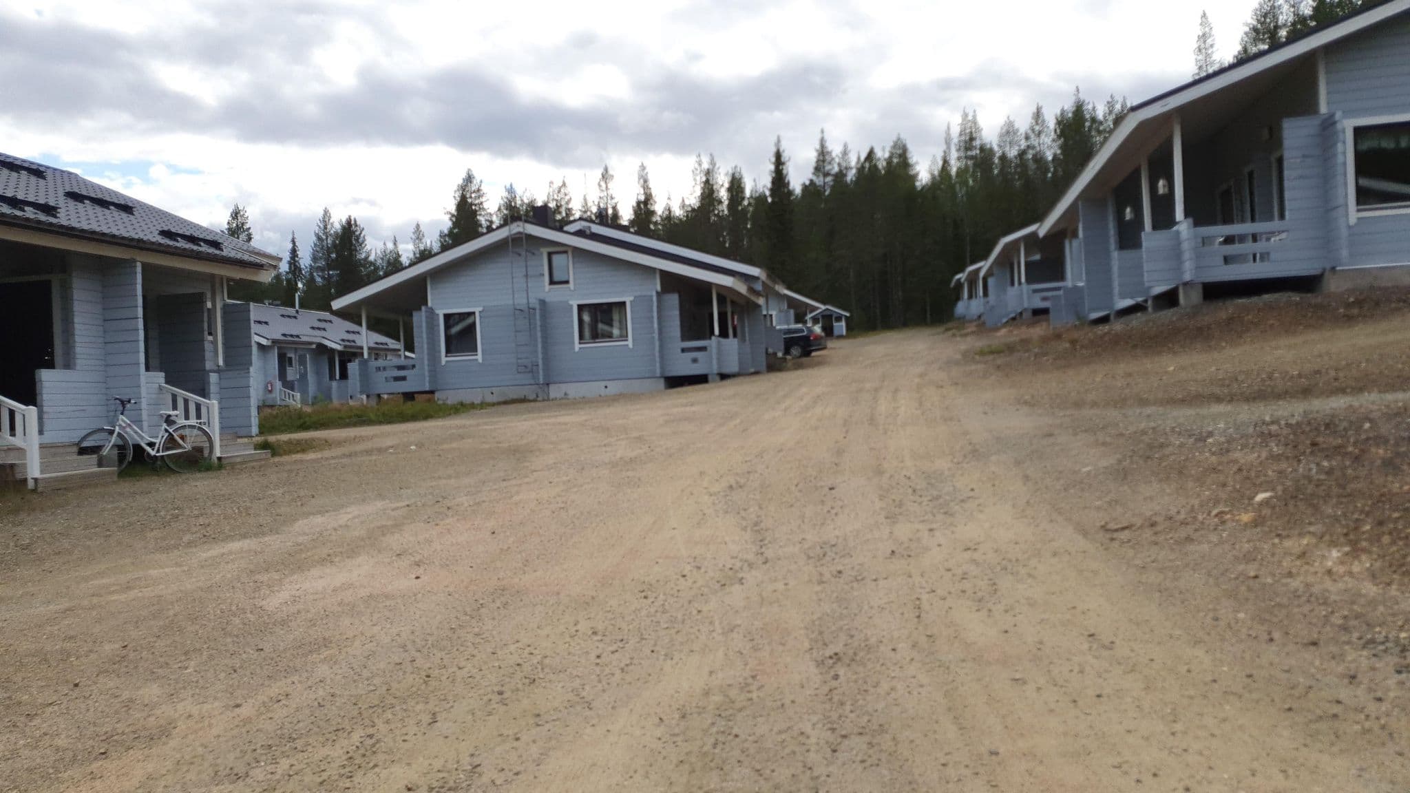 Street view near Kuerkaltio Resort, Kittilä
