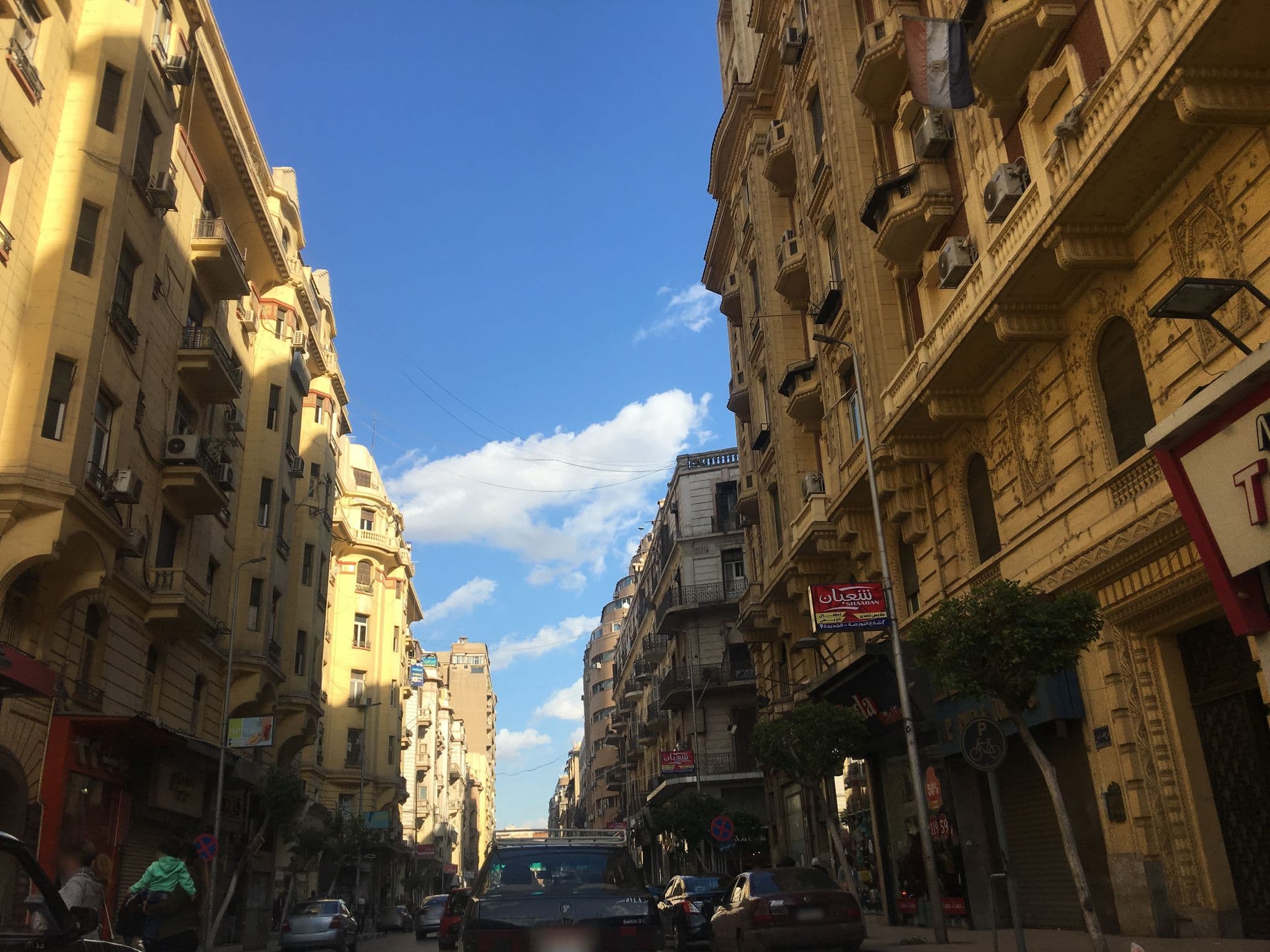 Street view near Hathor House, Būlāq Abū al ‘Ilā — © myoussef87 (CC BY-SA · Mapillary)