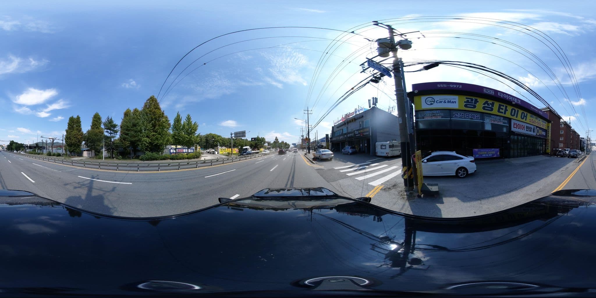 Street view near ES RESORT, Cheonan — © 3dsurveyer (CC BY-SA · Mapillary)