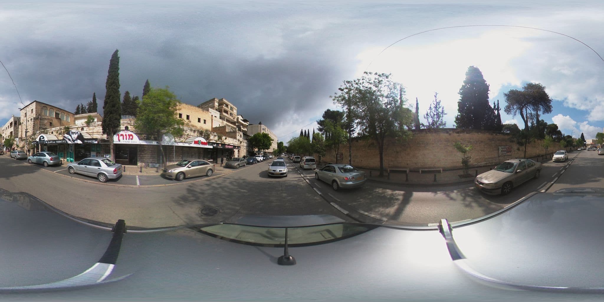Street view near Notre Dame Hotel, Nazareth — © fjgeoformation (CC BY-SA · Mapillary)