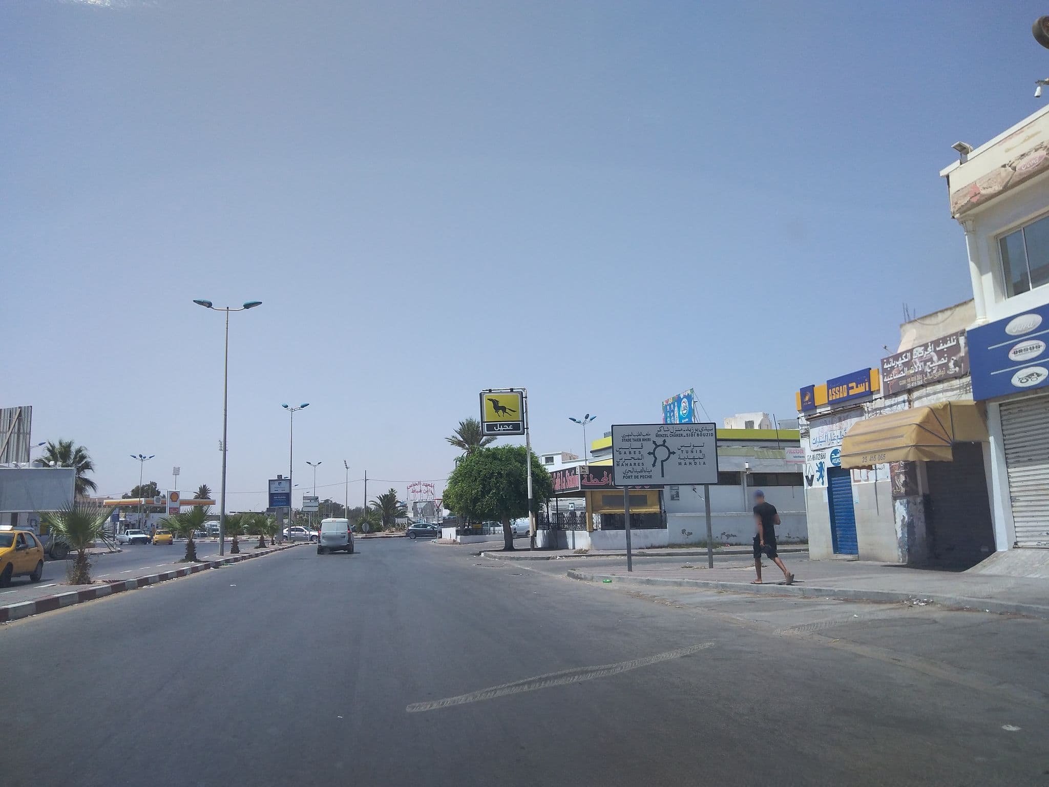 Street view near Hotel Naïm, Sfax — © mohamedm (CC BY-SA · Mapillary)