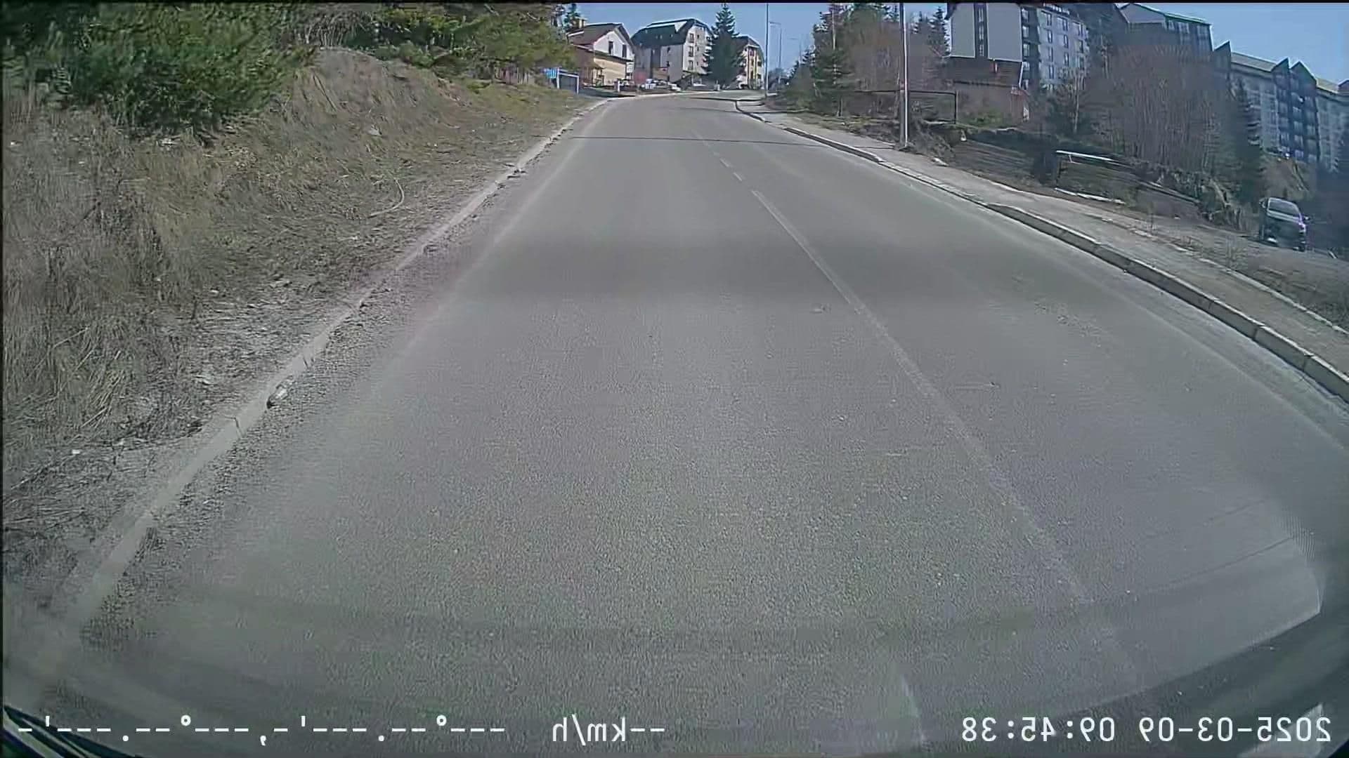 Street view near Srebrna Planina Spa & Resort, Novi Pazar — © sm4rk0 (CC BY-SA · Mapillary)