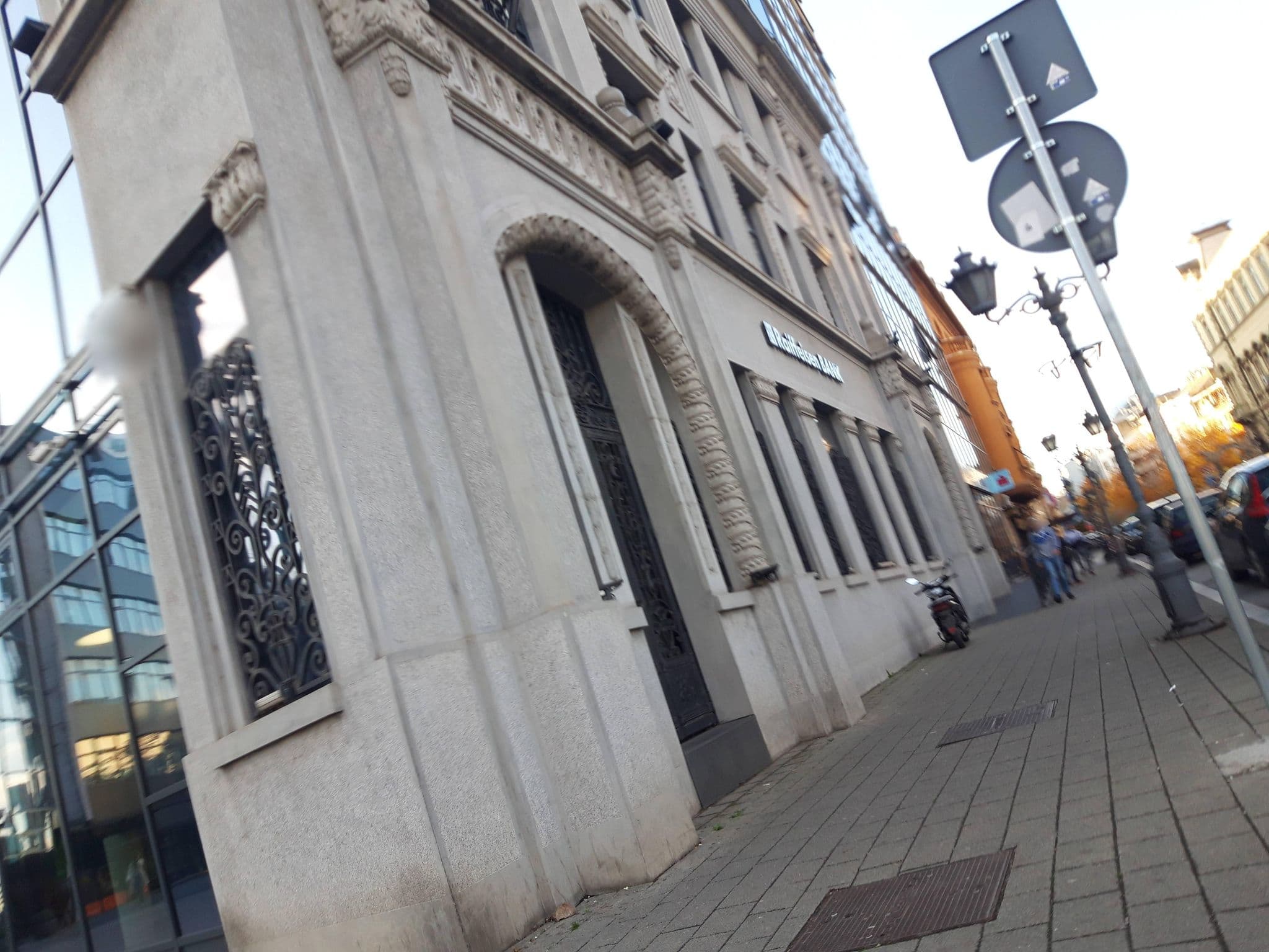 Street view near Hotel Pupin, Novi Sad — © fivewho (CC BY-SA · Mapillary)