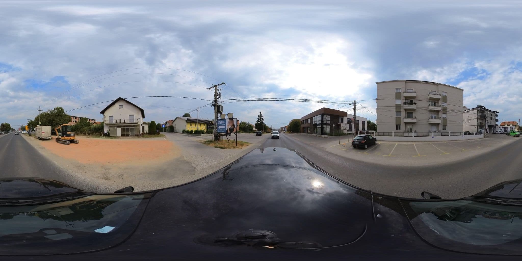 Street view near Galaxy Apartamenti, Surčin — © brackone (CC BY-SA · Mapillary)