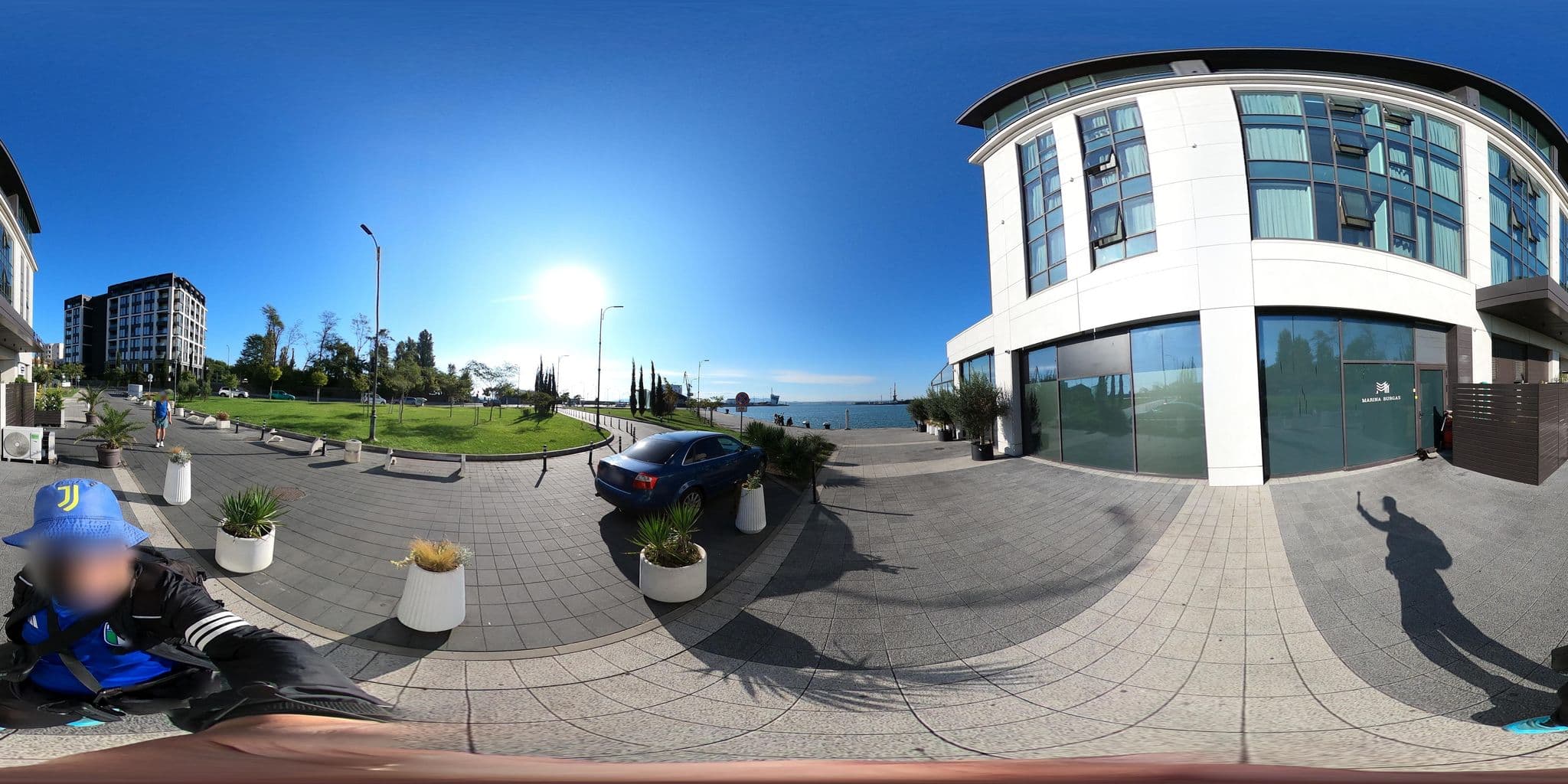 Street view near DAS Marina Burgas Hotel, Burgas — © alexanderbtodorov (CC BY-SA · Mapillary)