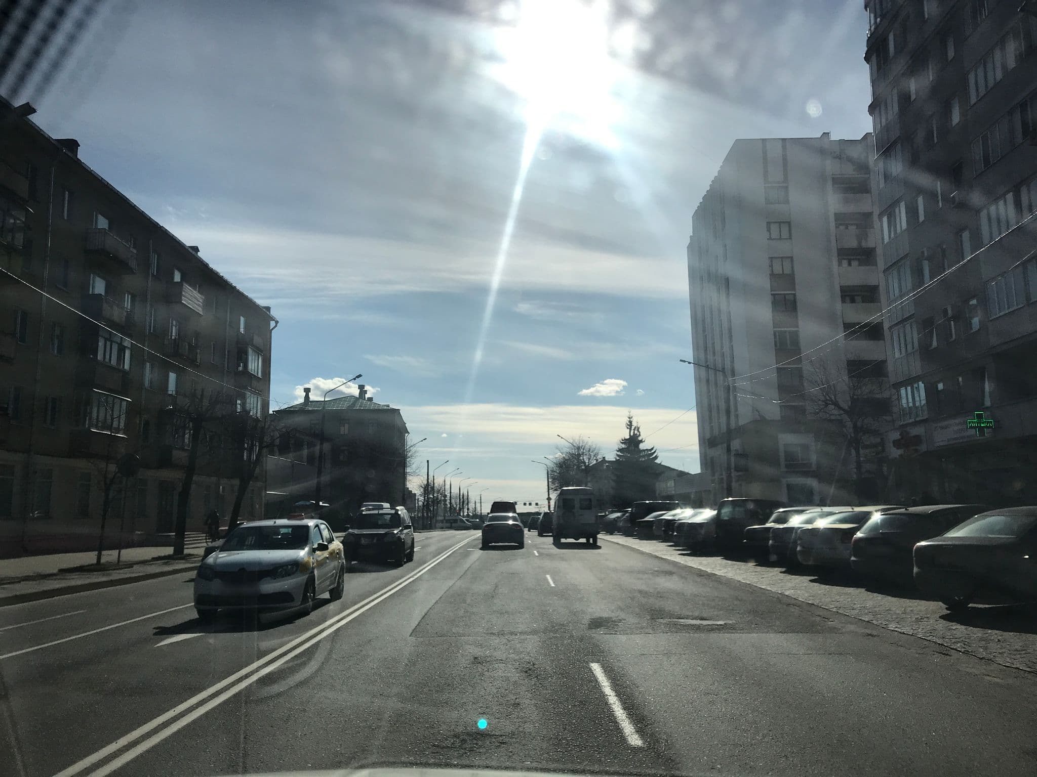 Street view near Пионерская, 12, Mahilyow — © azarov (CC BY-SA · Mapillary)