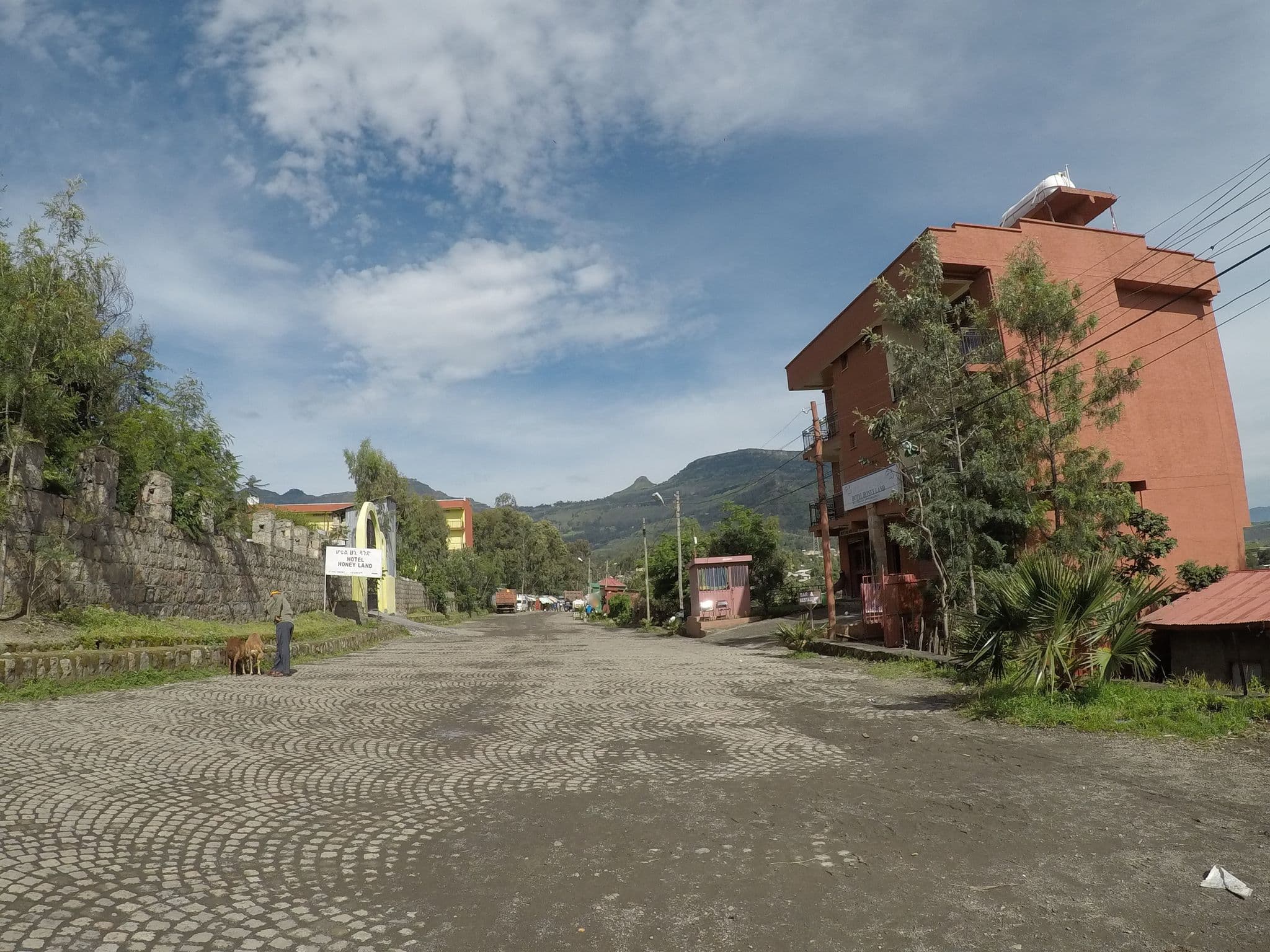 Street view near Honey Land Hotel, Lalibela — © eneerhut (CC BY-SA · Mapillary)
