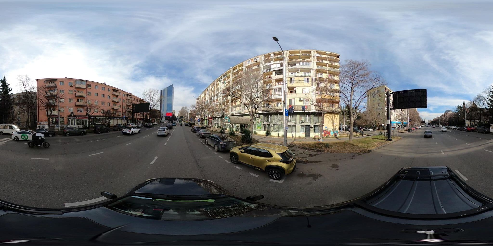 Street view near David L Hotel, Tsqnet’i — © coldrexa (CC BY-SA · Mapillary)