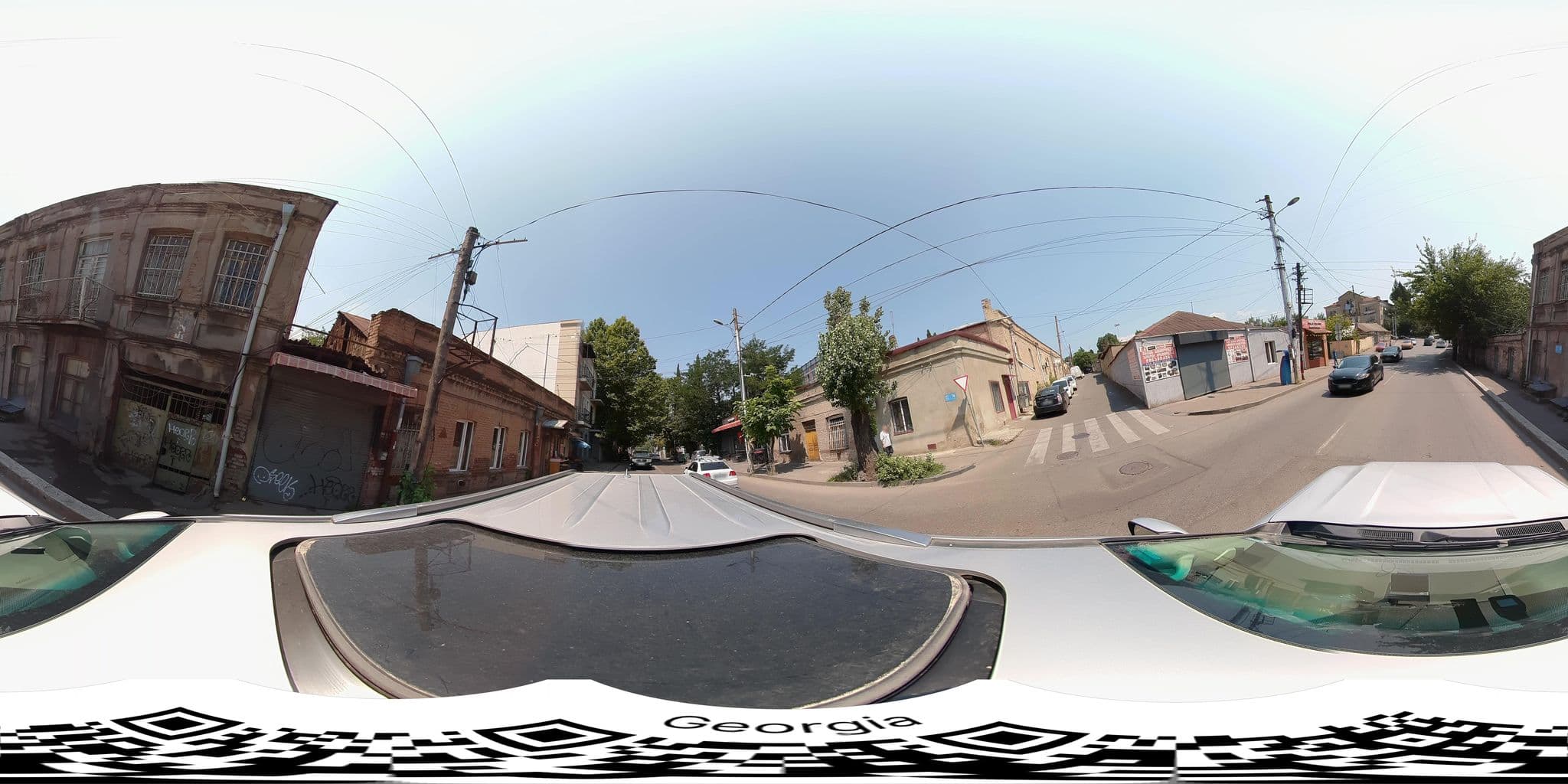 Street view near Sheni hostel, Tbilisi — © bumbeishvili (CC BY-SA · Mapillary)