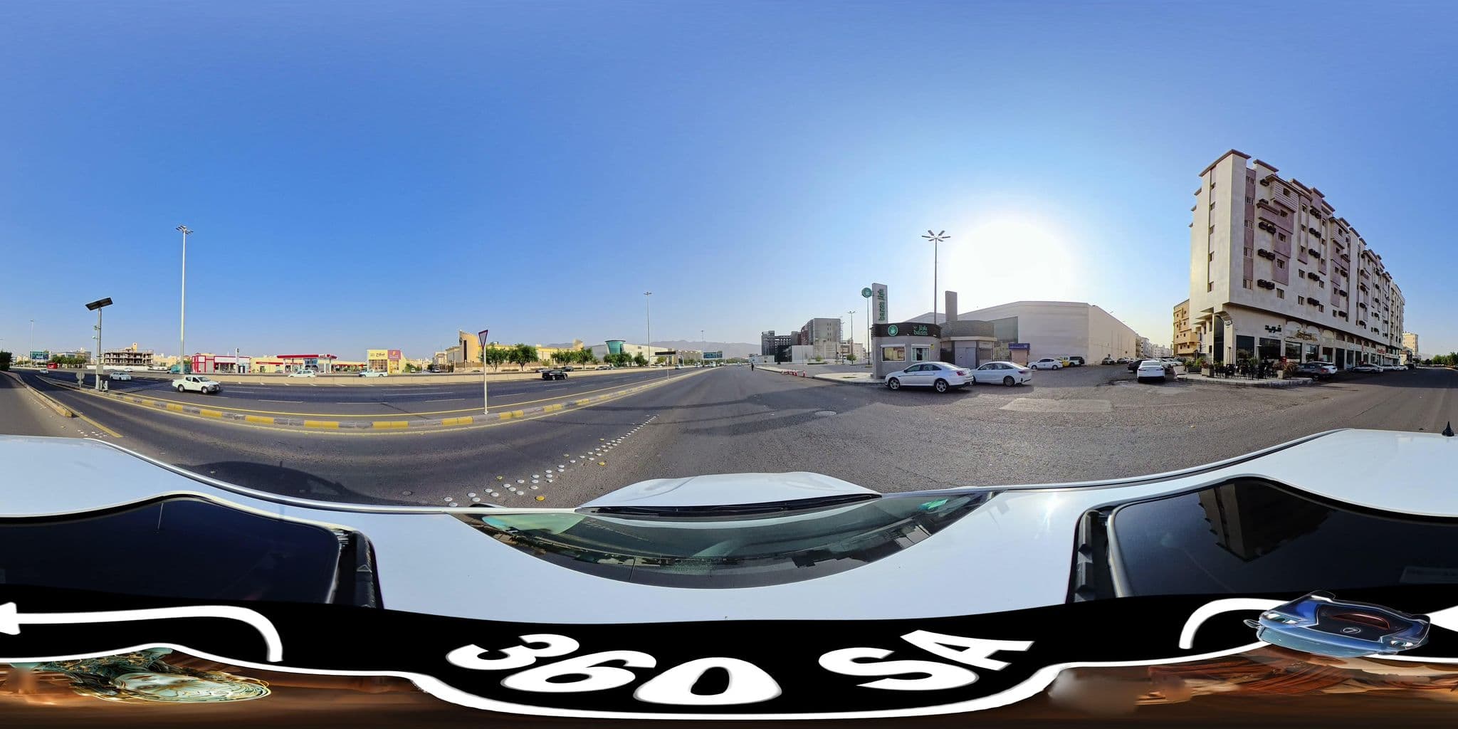 Street view near Buotat Al-Madina, Sulţānah — © mahmoud12 (CC BY-SA · Mapillary)