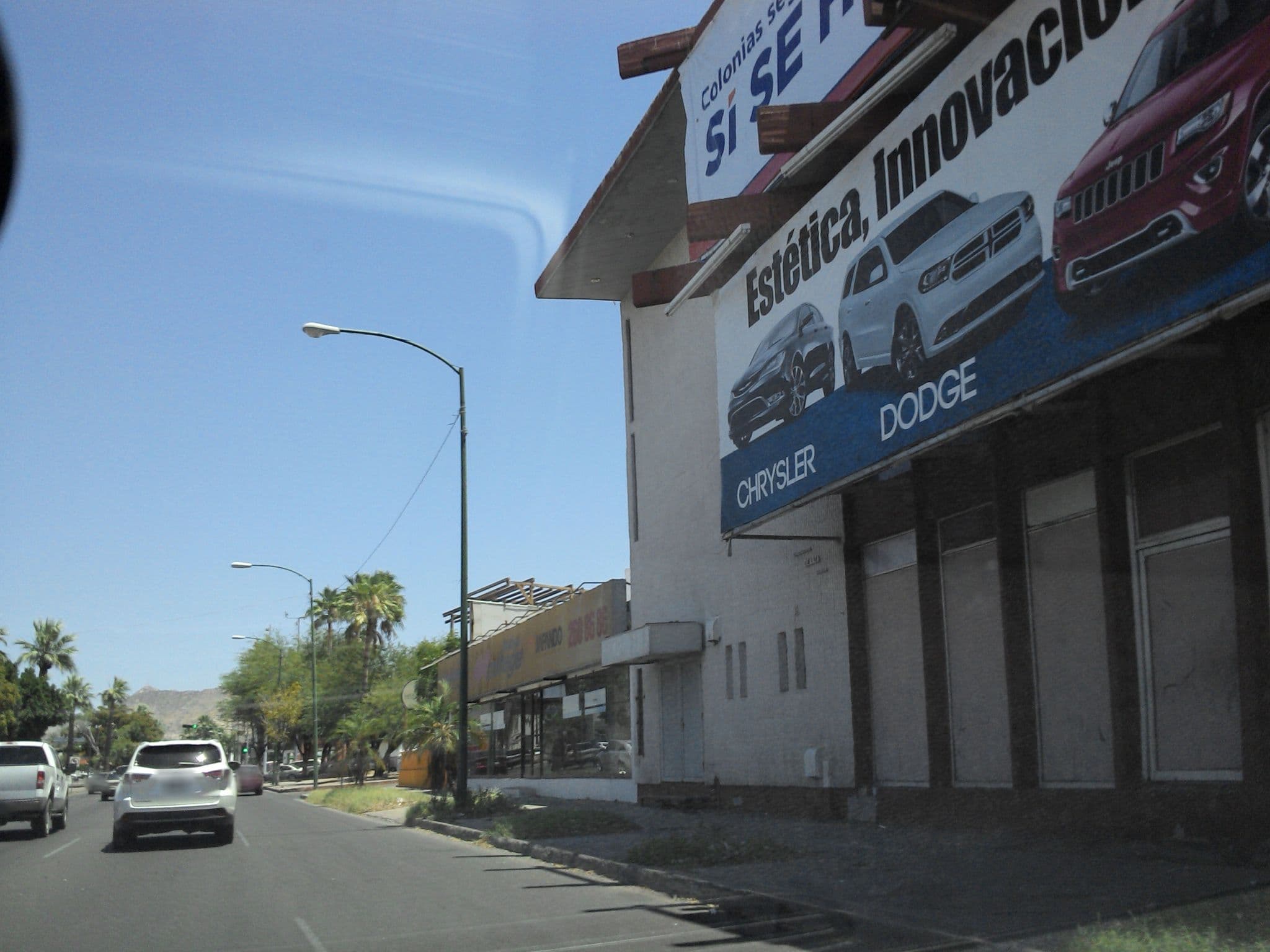 Street view near Suspensiones Automotrices de Nayarit, Hermosillo — © luzmargaritas (CC BY-SA · Mapillary)