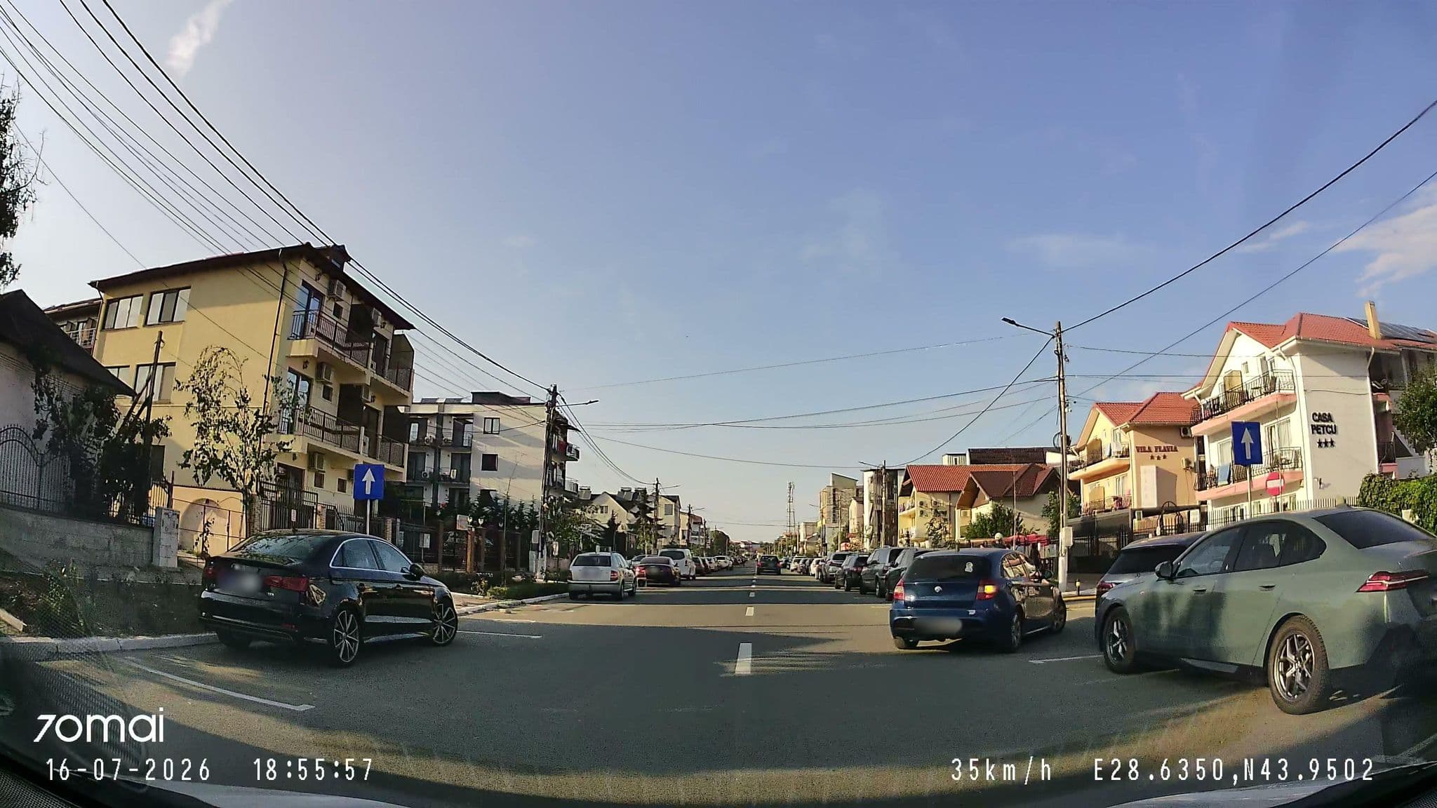Street view near Vila Gold, Costineşti