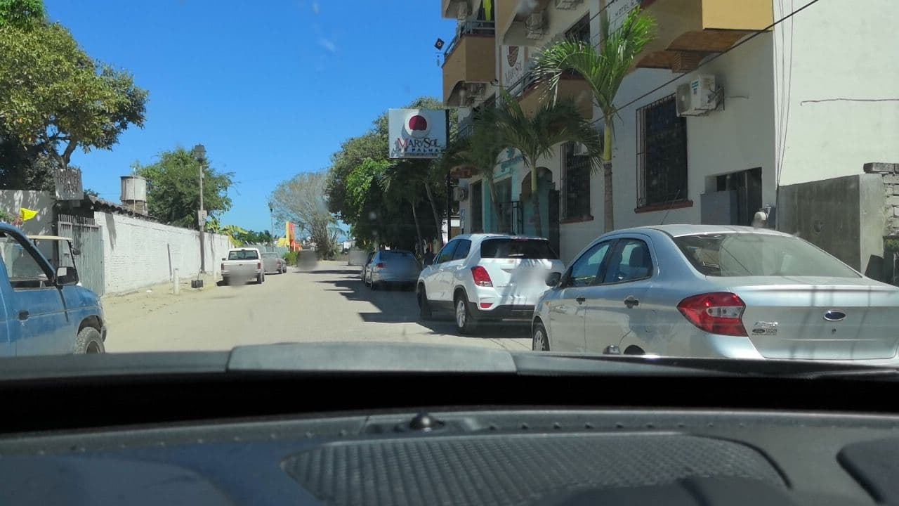 Street view near Hotel Marysol, Rincón de Guayabitos — © oramire (CC BY-SA · Mapillary)