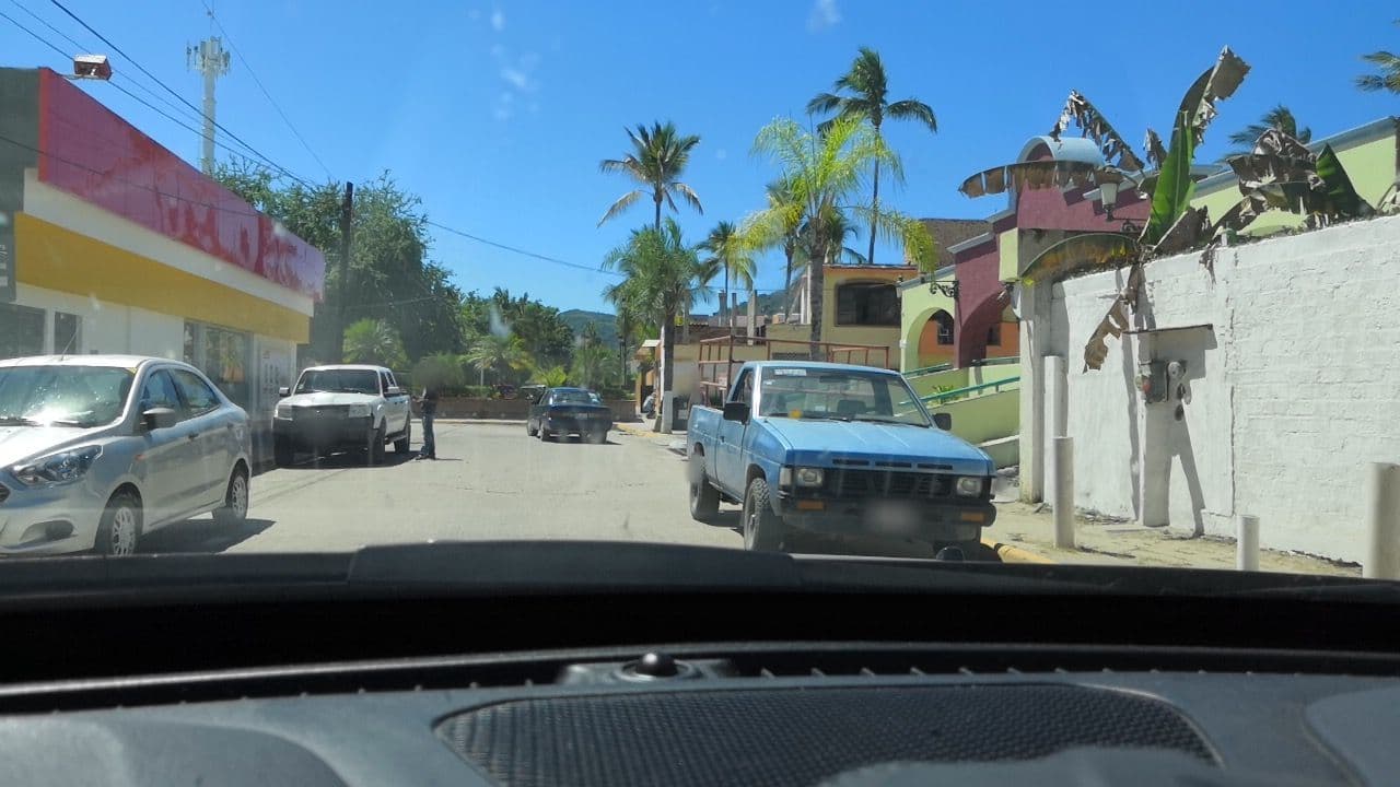 Street view near Hotel Mar y Sol Las Palmas, Rincón de Guayabitos — © oramire (CC BY-SA · Mapillary)