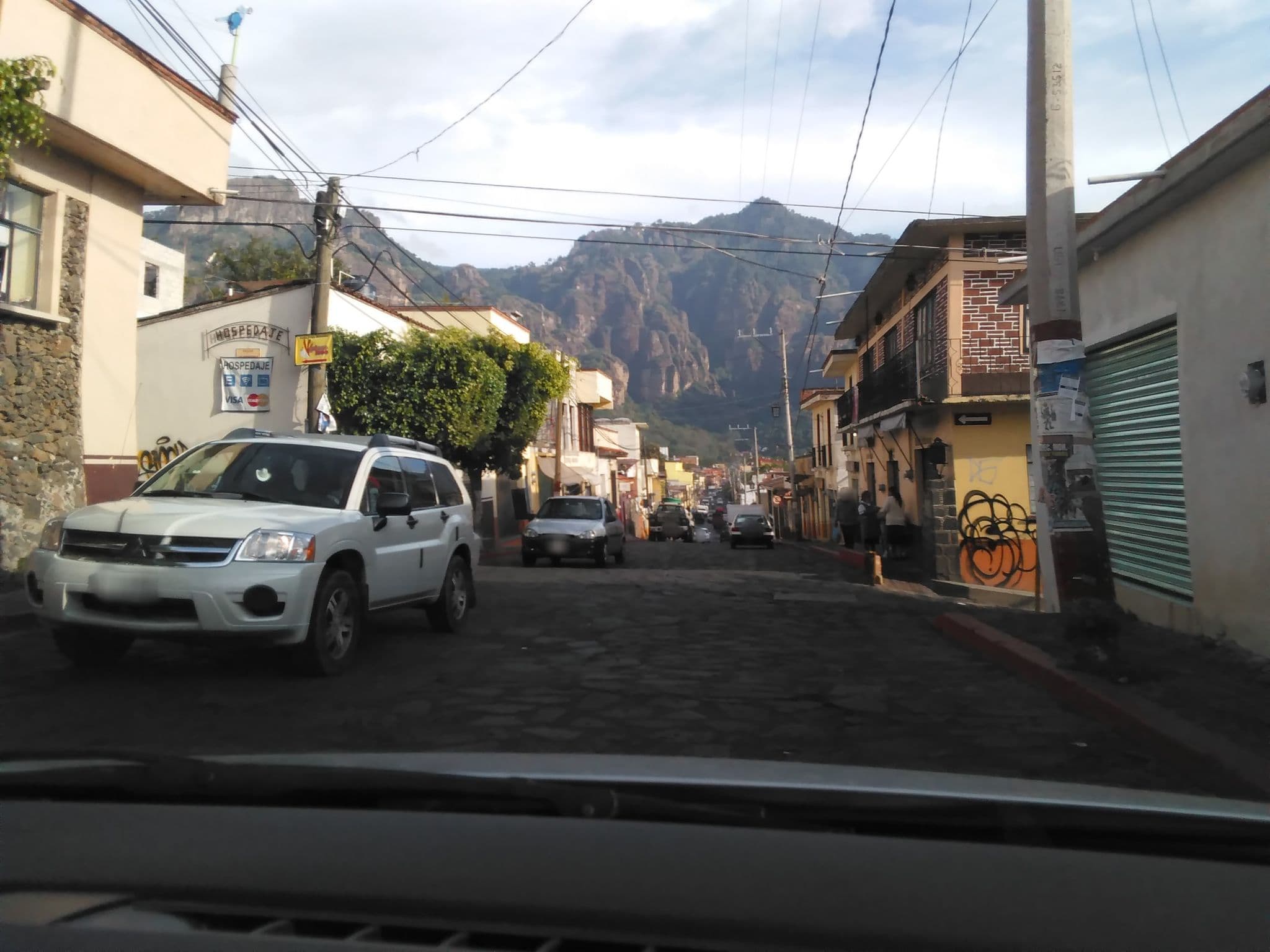 Street view near Hospedaje Nely, Tepoztlán — © lortiz (CC BY-SA · Mapillary)