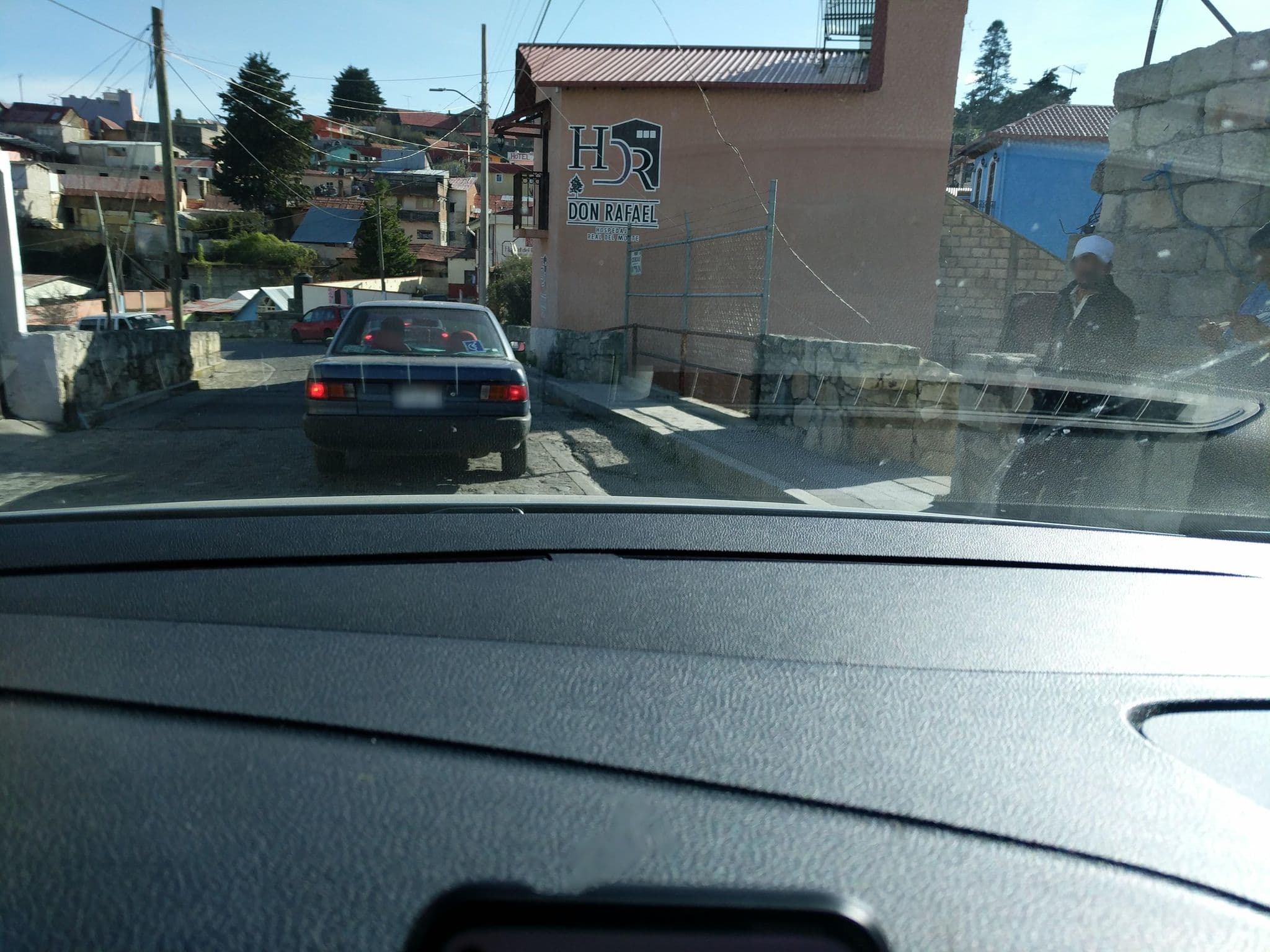 Street view near Hotel Boutique Regis, Mineral del Monte — © mphathaway (CC BY-SA · Mapillary)