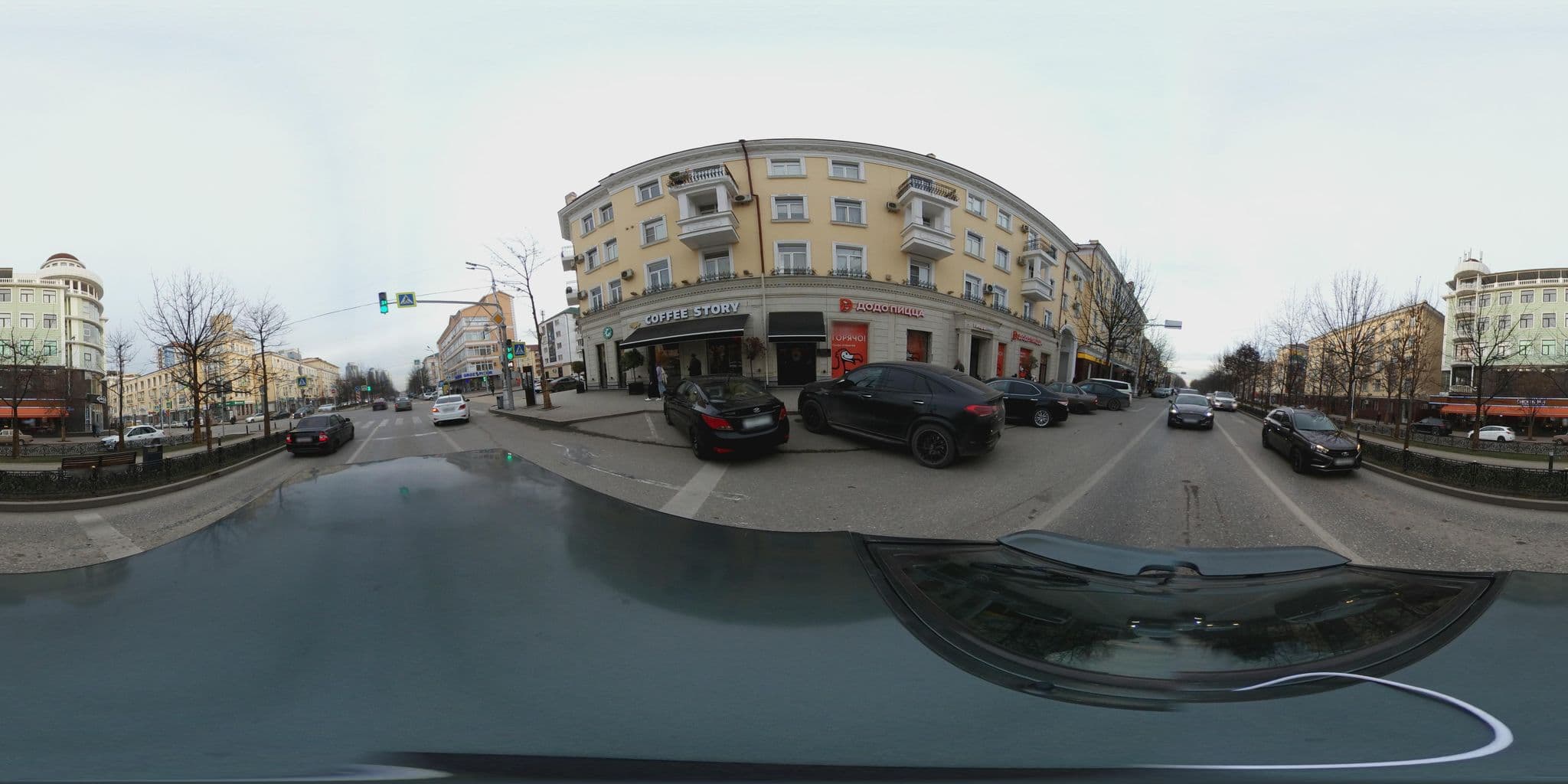 Street view near Central City Hotel, Grozny — © microfauna (CC BY-SA · Mapillary)