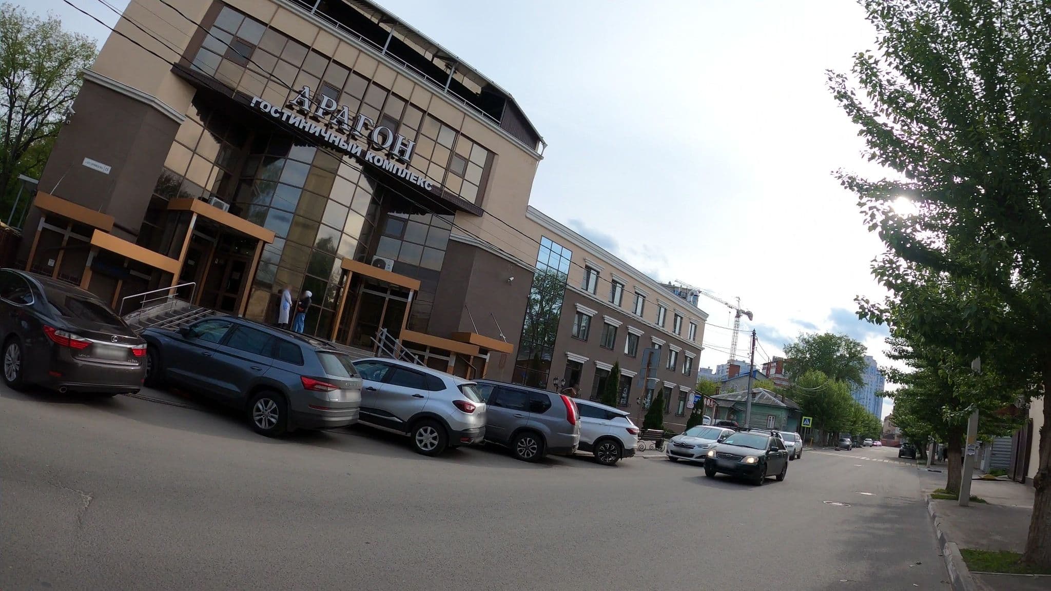 Street view near Арагон / Aragon Hotel, Ryazan’ — © trolleway (CC BY-SA · Mapillary)