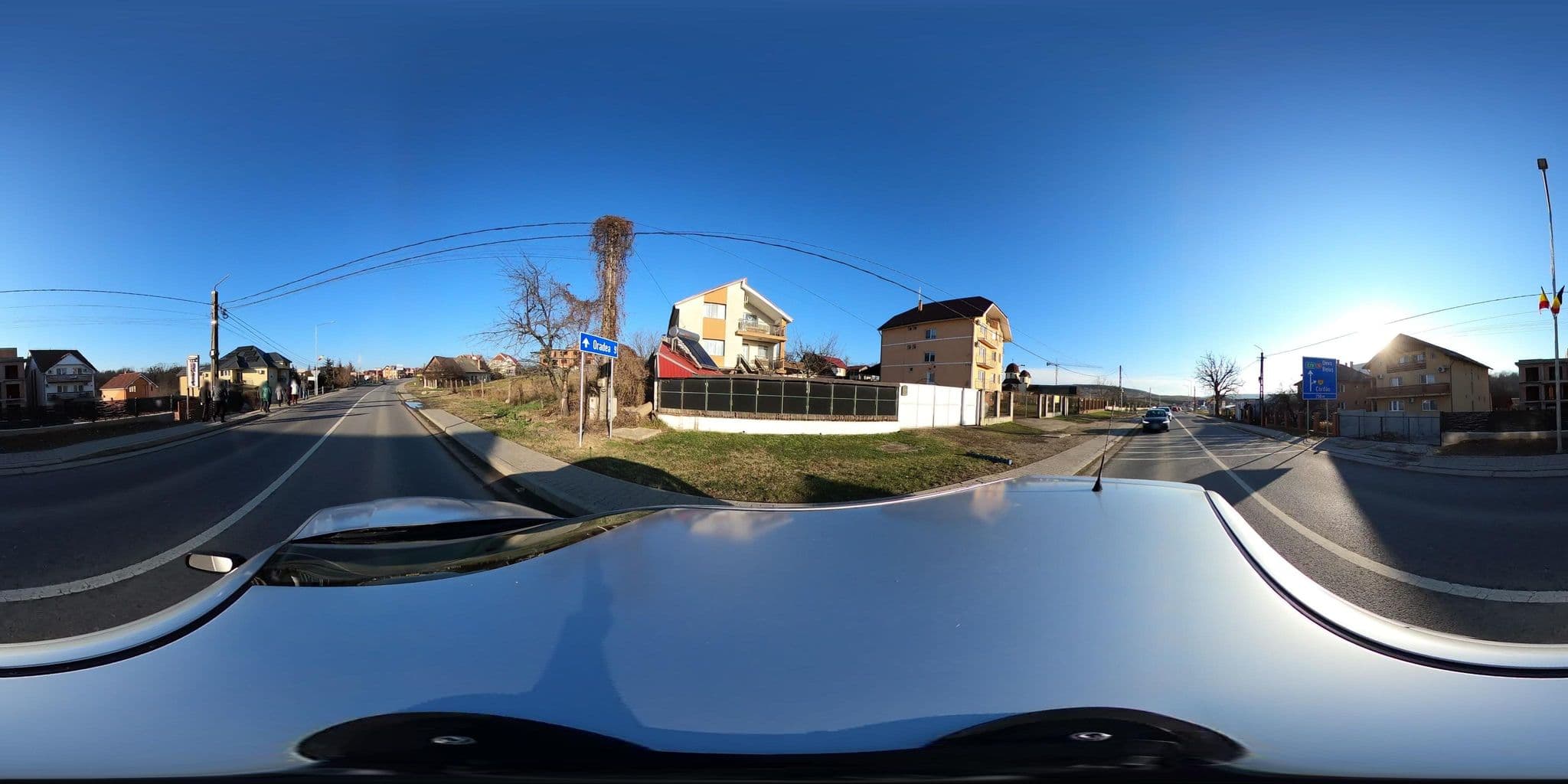 Street view near Pensiunea Krystal, Cordău — © gisbihor (CC BY-SA · Mapillary)