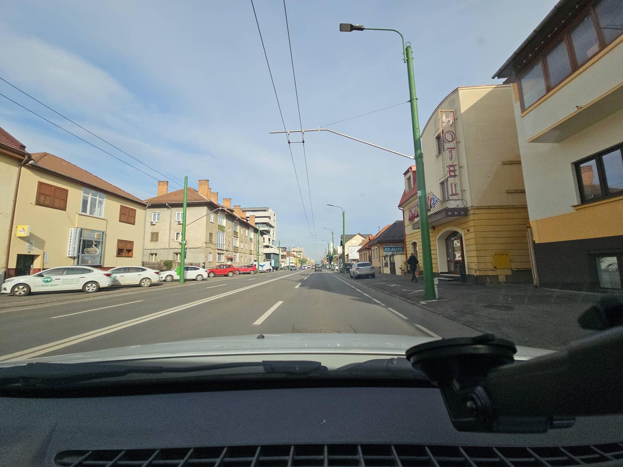 Street view near Hotel Brașov, Braşov
