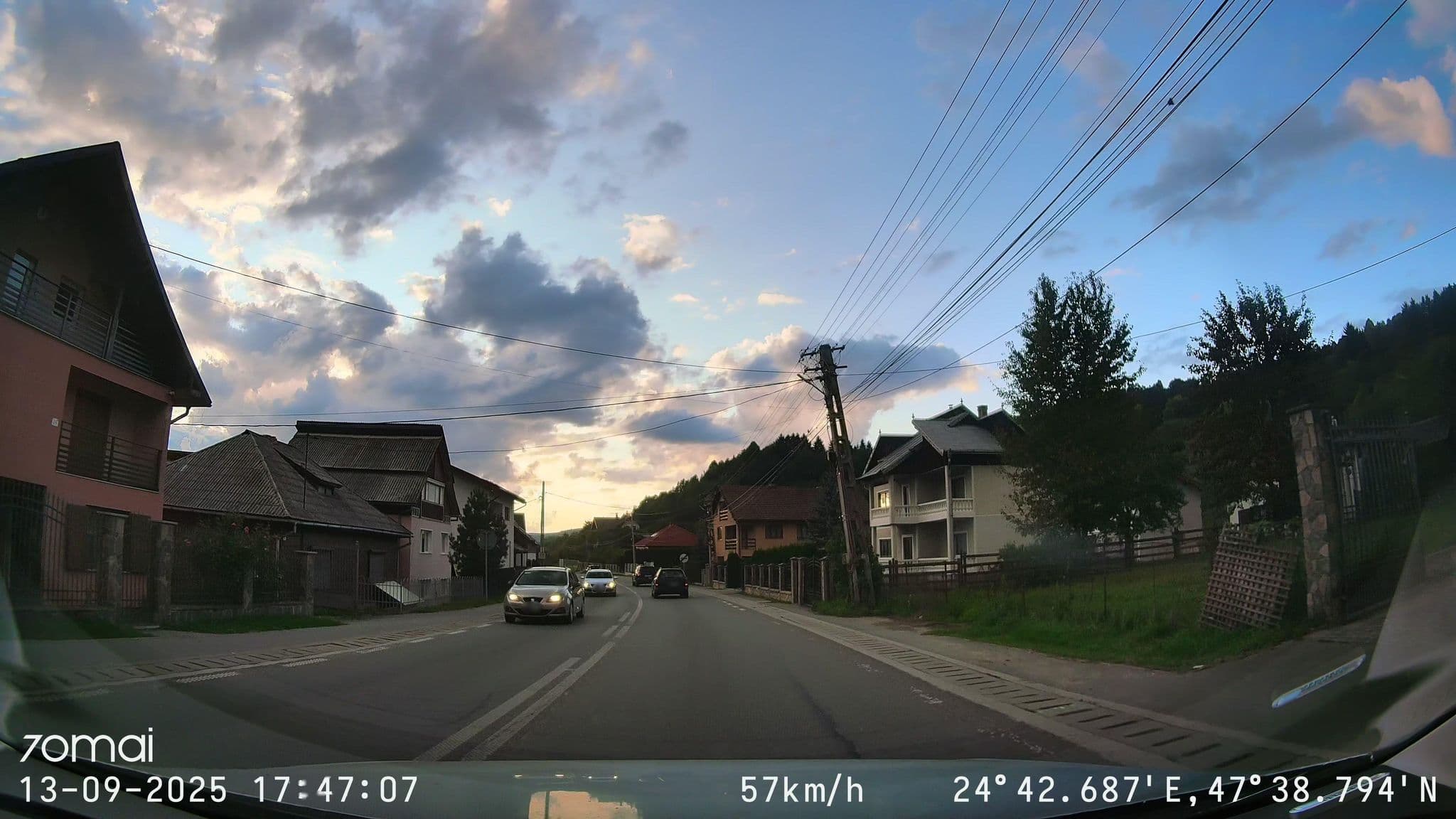 Street view near Pensiunea Paula, Borşa — © doriel (CC BY-SA · Mapillary)