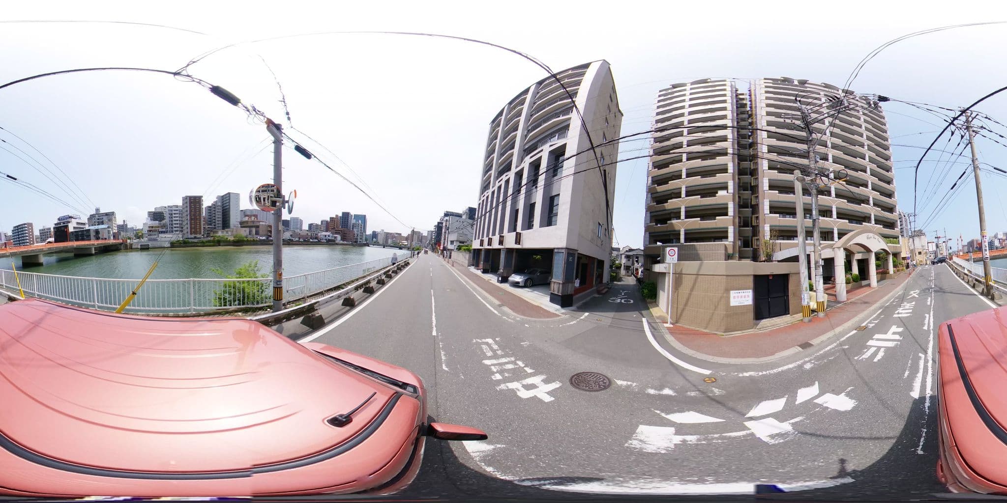 Street view near A Good Day Fukuoka Riverside, Fukuoka — © potaro67v (CC BY-SA · Mapillary)