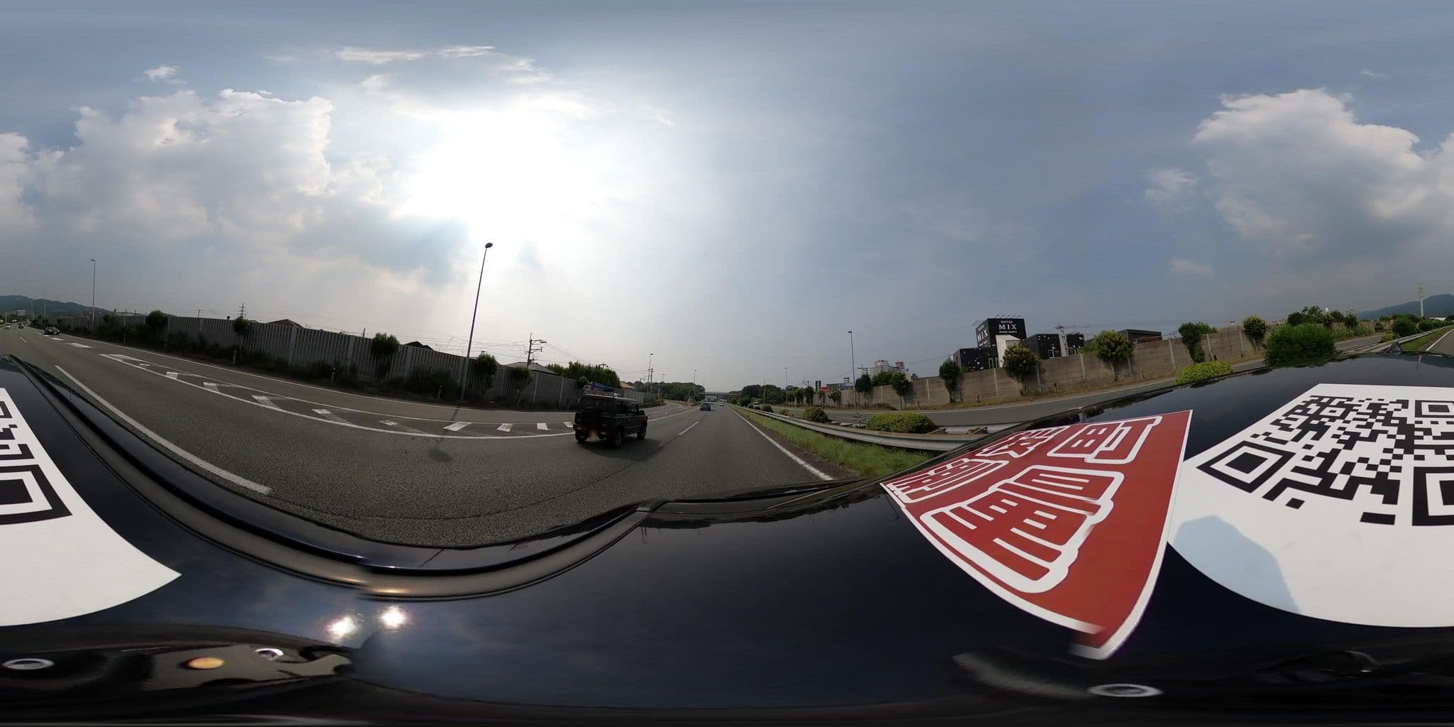 Street view near Hotel Mix, Kurume — © yumechan (CC BY-SA · Mapillary)